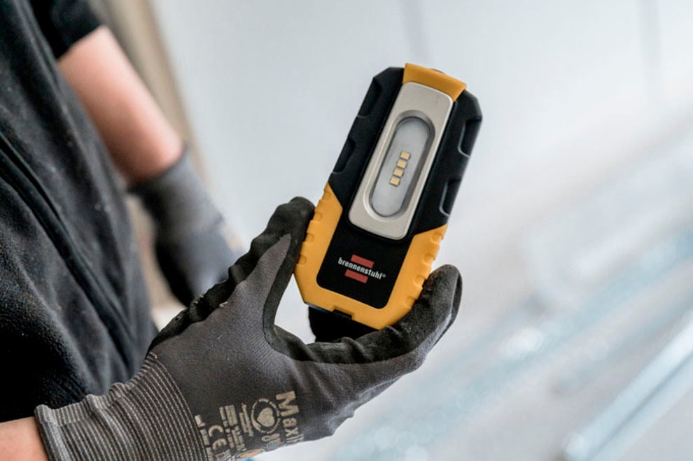 Brennenstuhl Handleuchte »HL DA 40 MH«, mit integriertem Akku, Magnet, Haken und USB-Kabel