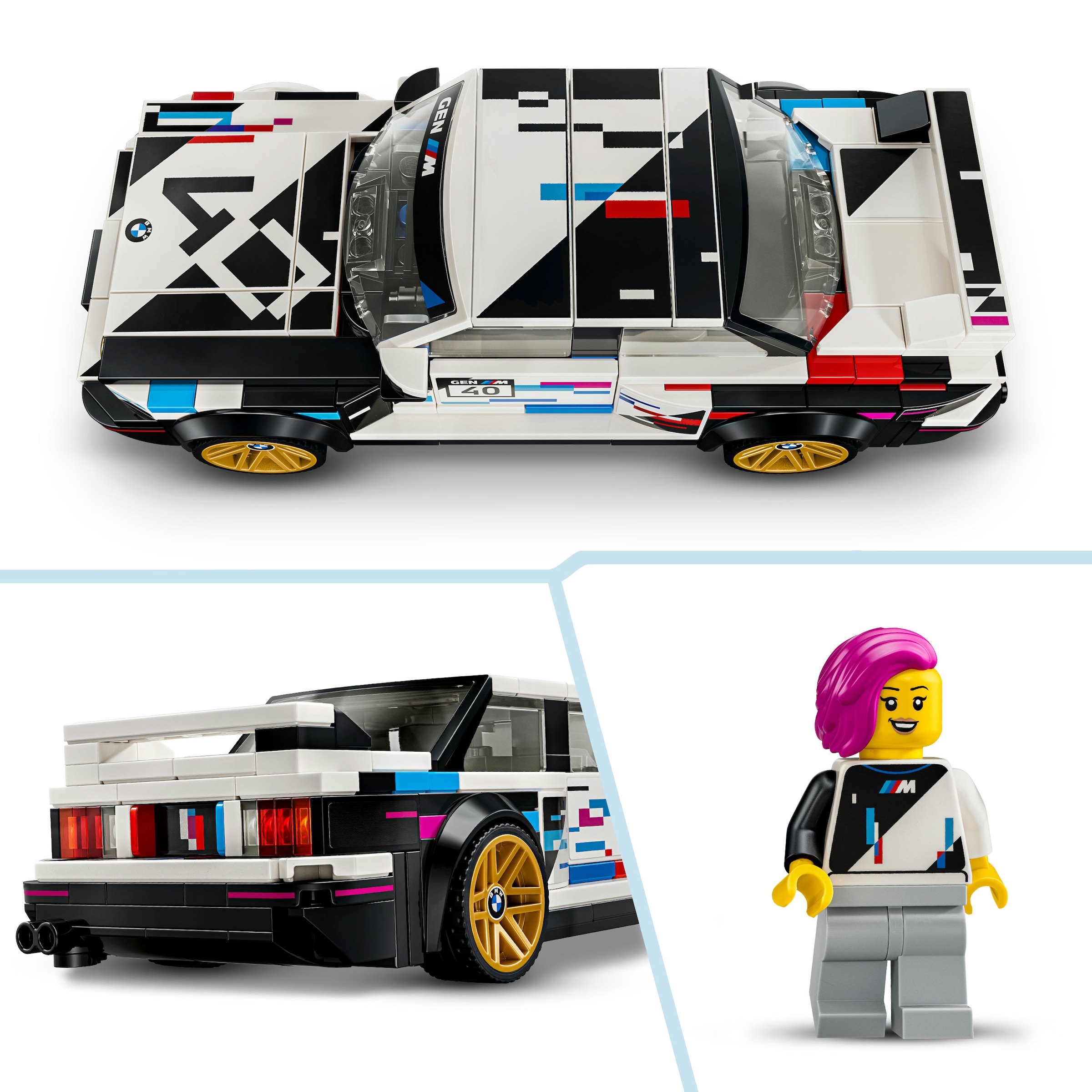 LEGO® Konstruktionsspielsteine »BMW M3 (E30) (77263), LEGO Speed Champions« Made in Europe