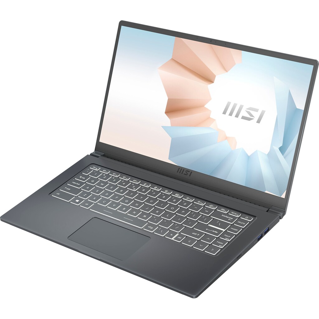 MSI Notebook »A11SBU-014«, 39,6 cm, / 15,6 Zoll, Intel, Core i7, GeForce MX450, 512 GB SSD