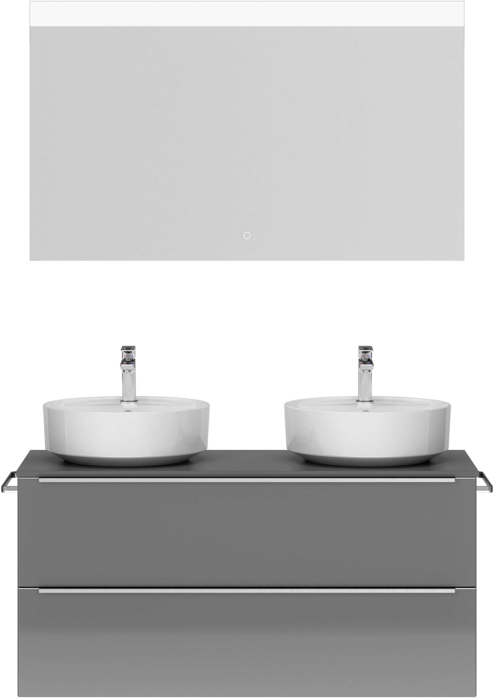 nobilia® Badmöbel-Set »Alvene« vormontiert, mit Soft-Close, 2 Stk. tlg. Hoc günstig online kaufen