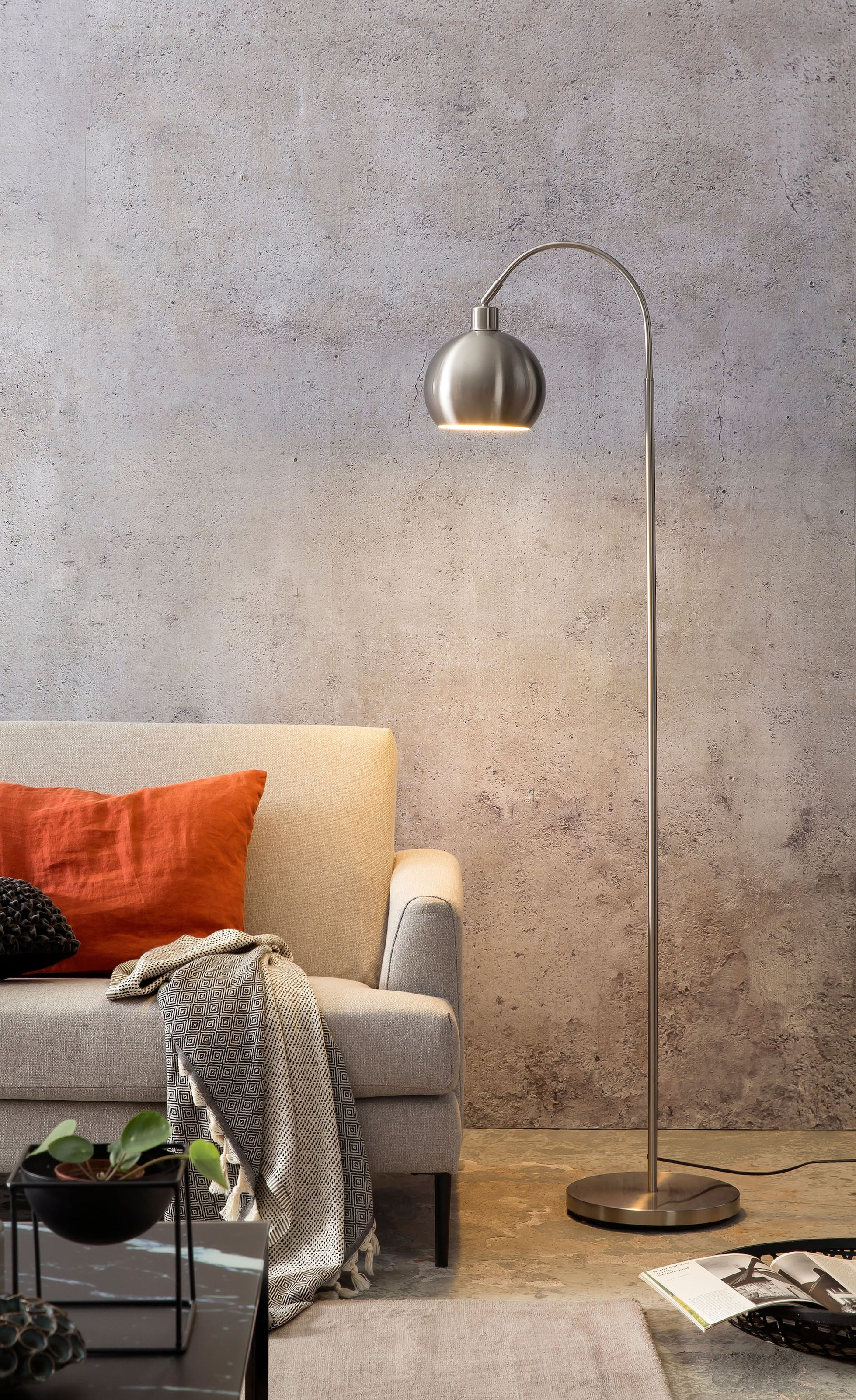 SalesFever Stehlampe »Pepe«, 1 flammig, Leuchtmittel E27 | ohne Leuchtmittel, Gestell aus Metall