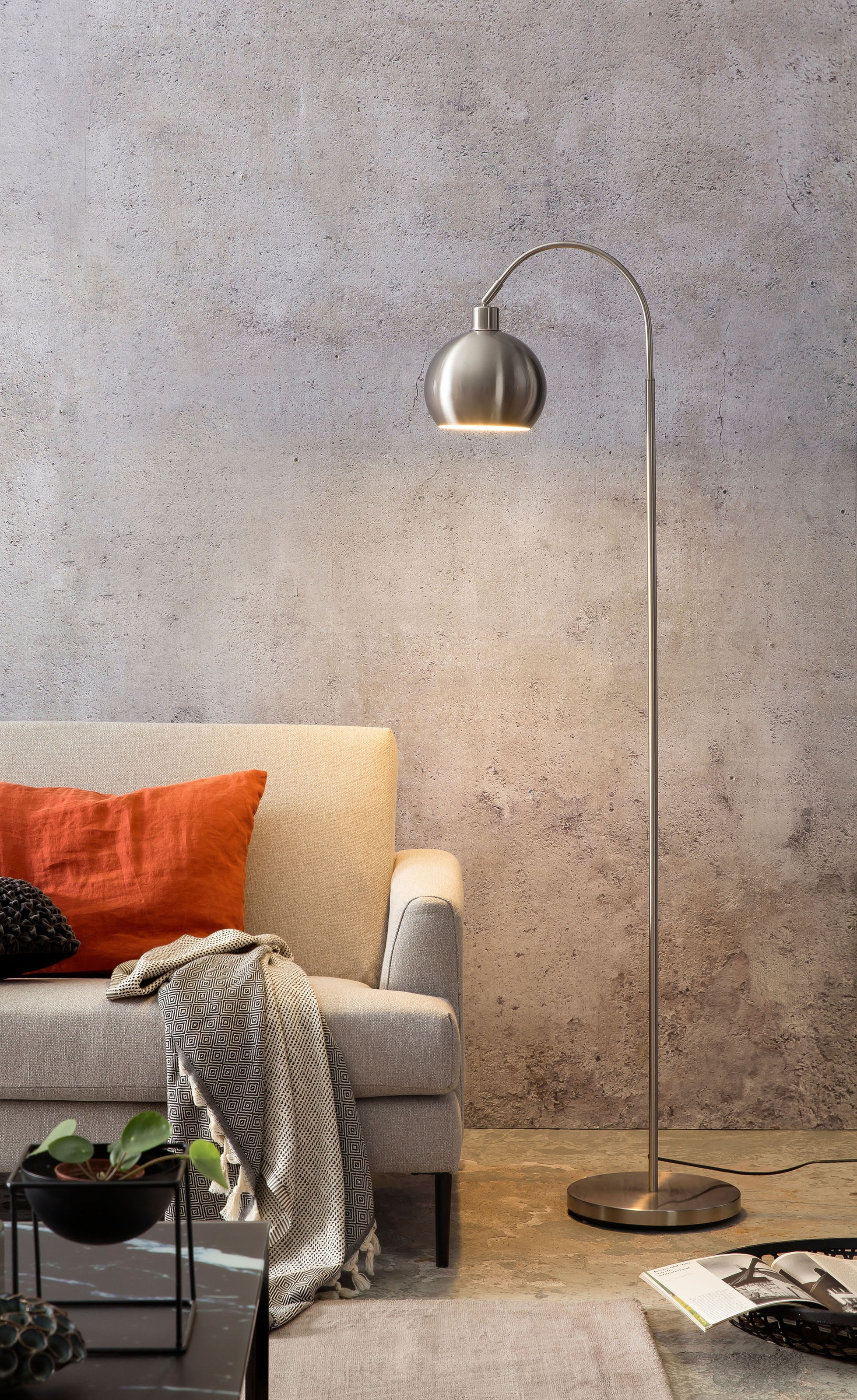 SalesFever Stehlampe »Pepe«, 1 flammig, Leuchtmittel E27   ohne Leuchtmitte günstig online kaufen