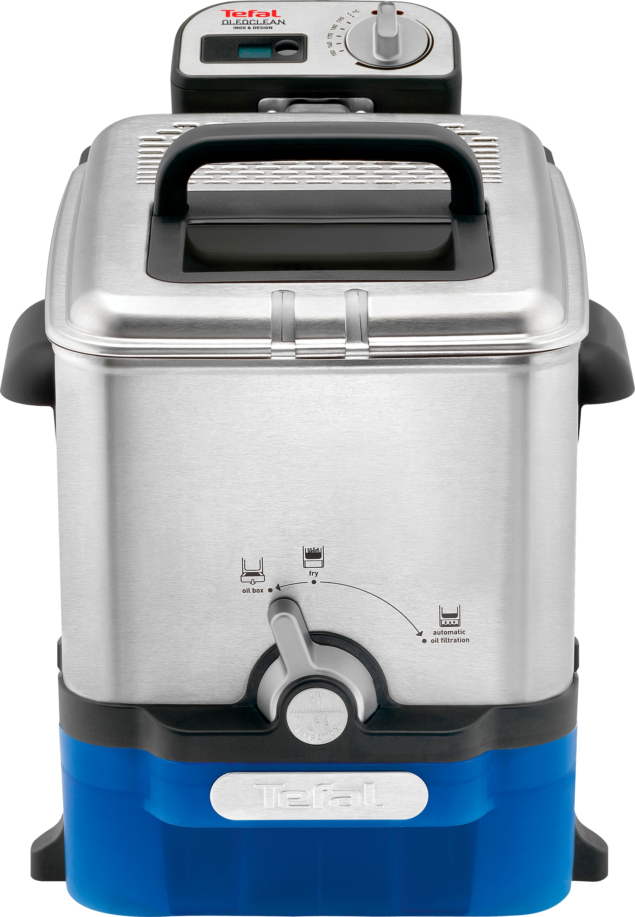 Tefal Kaltzonenfritteuse »FR8040 Oleoclean Pro Inox & Design«, 2300 W, 1,2 günstig online kaufen