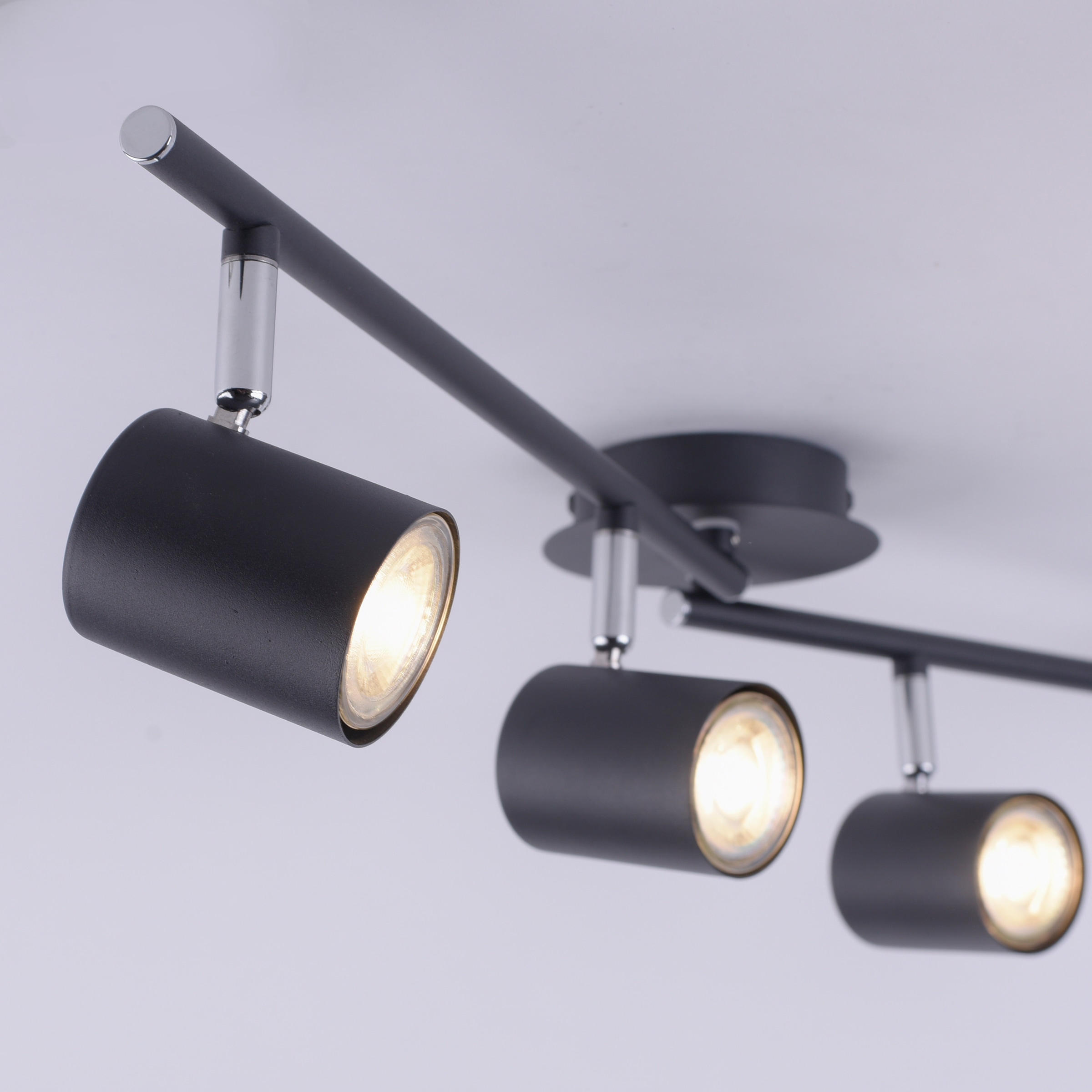 JUST LIGHT LED Deckenleuchte »TARIK«, 4 flammig, Leuchtmittel GU10 | LED wechselbar, LED