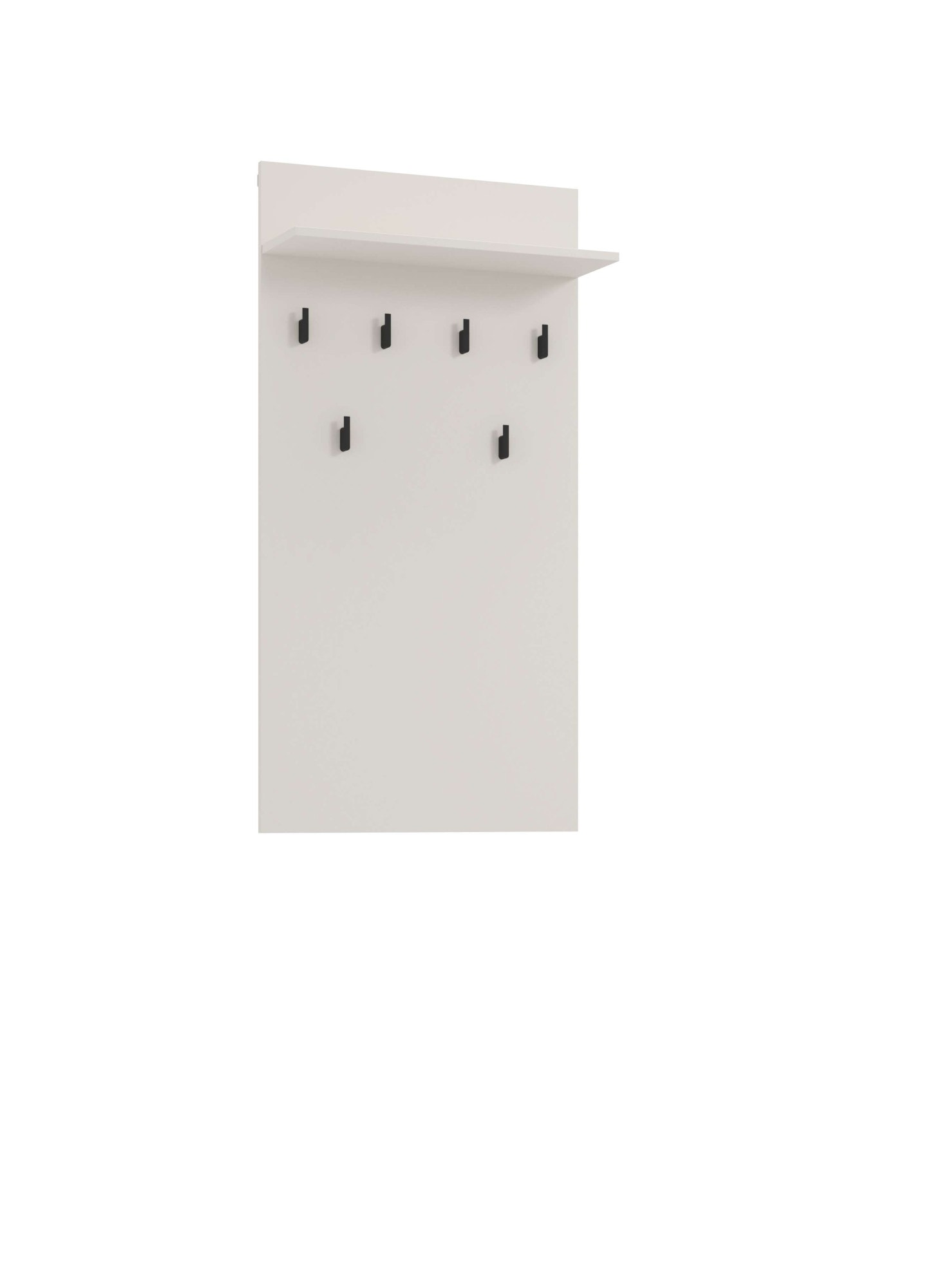 Home affaire Garderobenpaneel »Arran, Wandregal Wandpaneel, Wandgarderobe praktisch & stillvoll« mit 6 Kleiderhaken und Ablage für Accessoires, Breite 63 cm