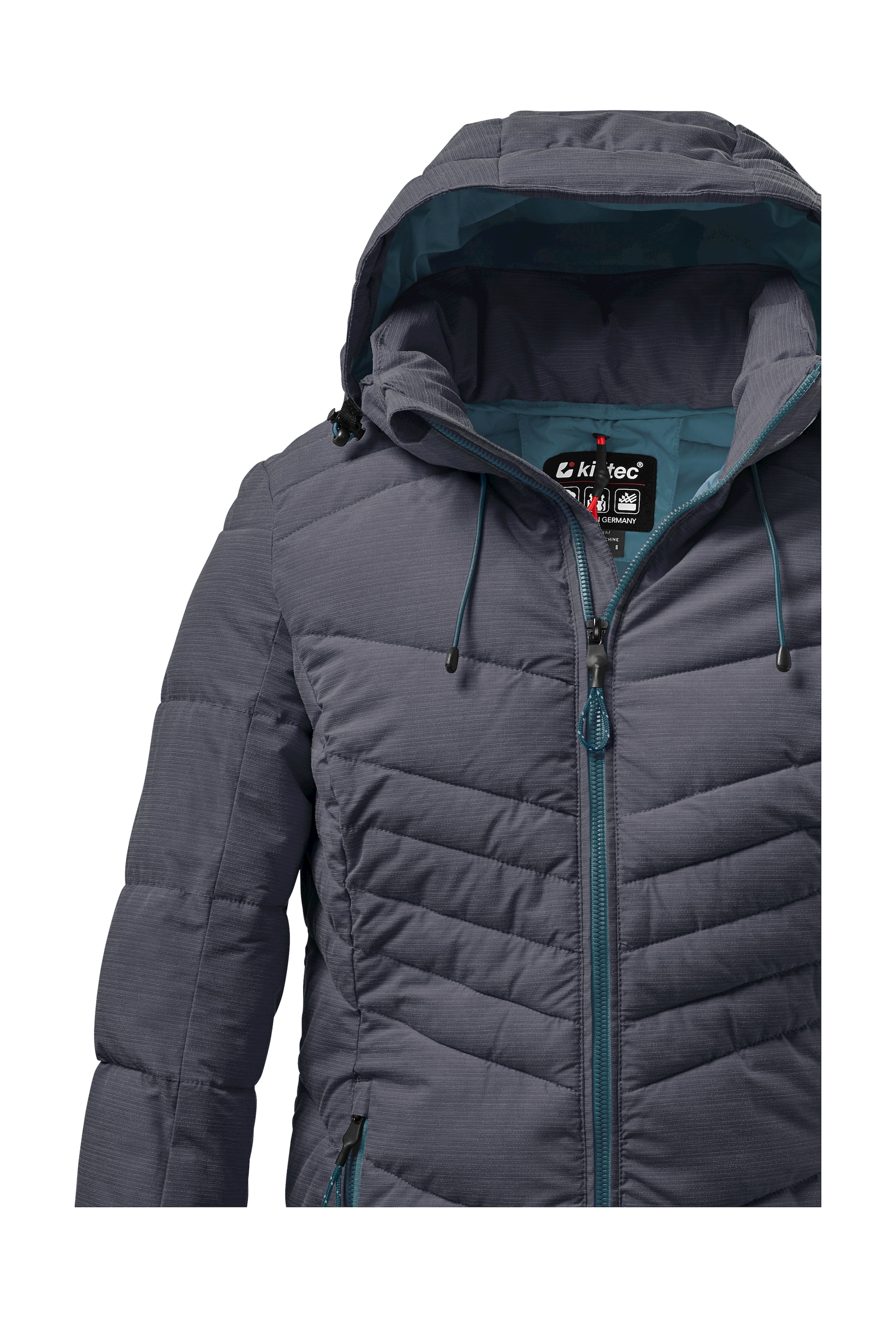 Killtec Steppjacke »KOW 149 WMN QLTD JCKT« Wasser- und windabweisend, atmungsaktiv, abnehmbare Kapuze
