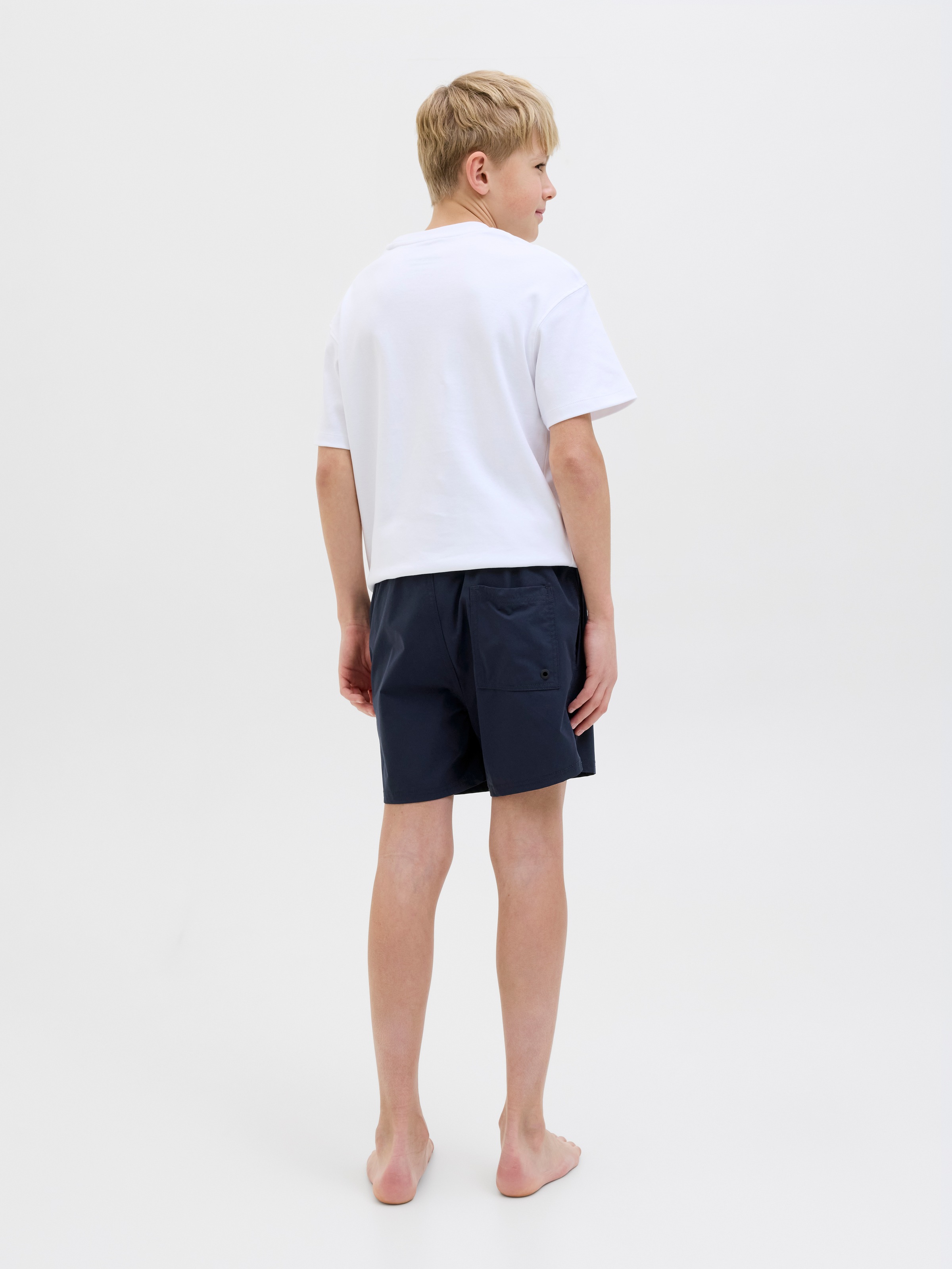Jack & Jones Junior Badeshorts »JPSTMAUI JJSWIM DB WB AKM SN JNR«, in cooler Double Layer Optik