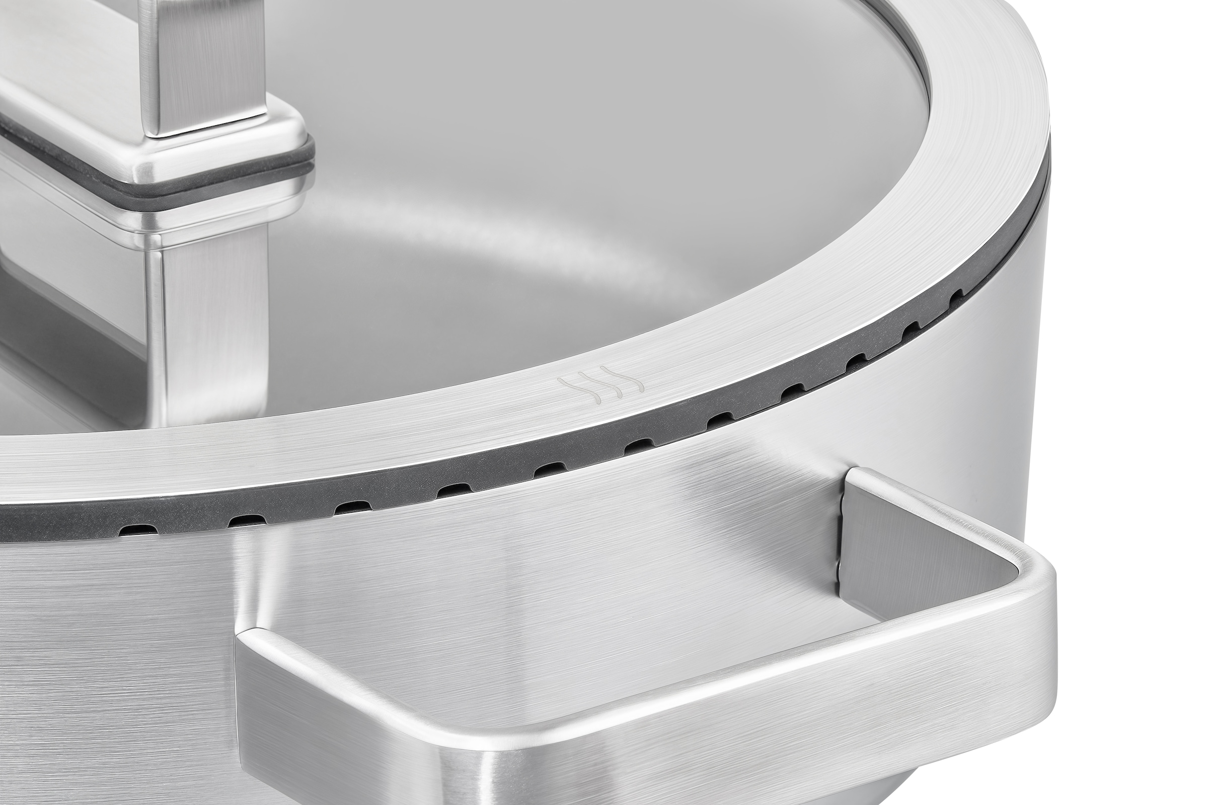 Hanseatic Pfannen-Set »PREMIUM« Edelstahl Set, 1x Pfanne 24 cm, 1x Servierpfanne 28 cm mit Deckel, 3 Stk. tlg. mit Antihaftbeschichtung, für alle Herdarten, Induktion