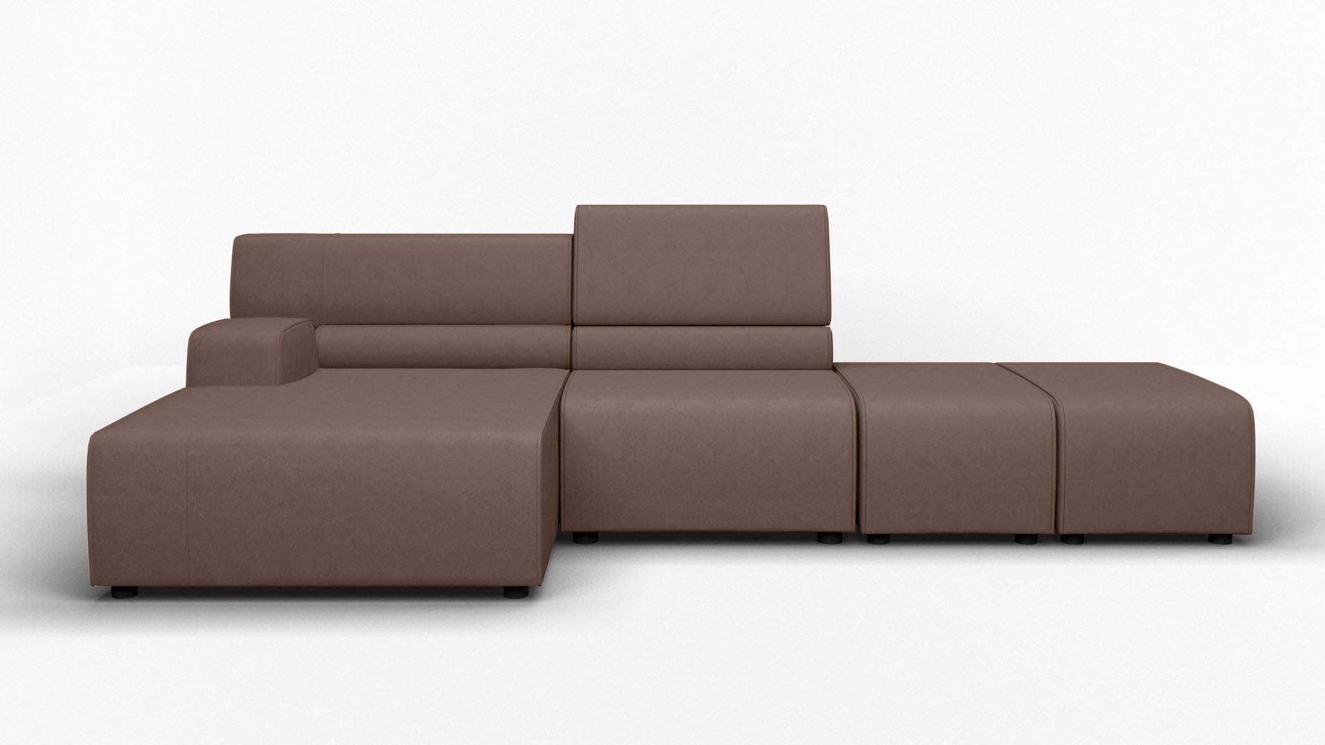Egoitaliano Ecksofa »Babouche, Designsofa mit außergewöhnlichem Sitzkomfort zum Wohlfühlen«