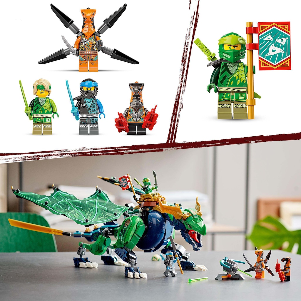 LEGO® Konstruktionsspielsteine »Lloyds legendärer Drache (71766), LEGO® NINJAGO®«, (747 St.)