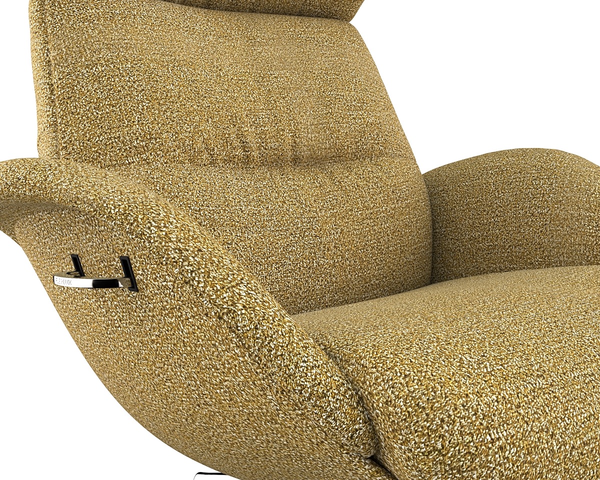 FLEXLUX Relaxsessel »More, Funktionsessel, Polstersessel, Armlehnensessel, TV-Fernsehsessel«, Premium Komfort, Rücken- und Kopfteilverstellung, Drehbar, Fuß Alu