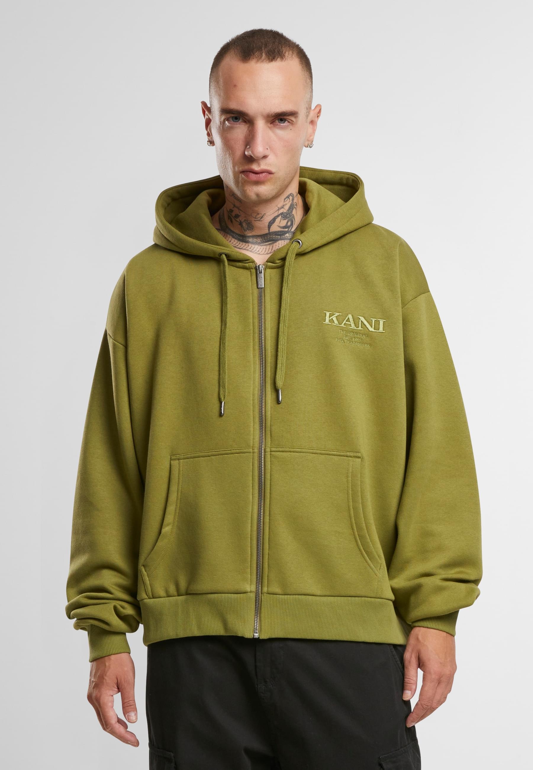 Karl Kani Sweatjacke »Karl Kani Karl Kani Retro Rhinestone Boxy Full Zip Hoodie«