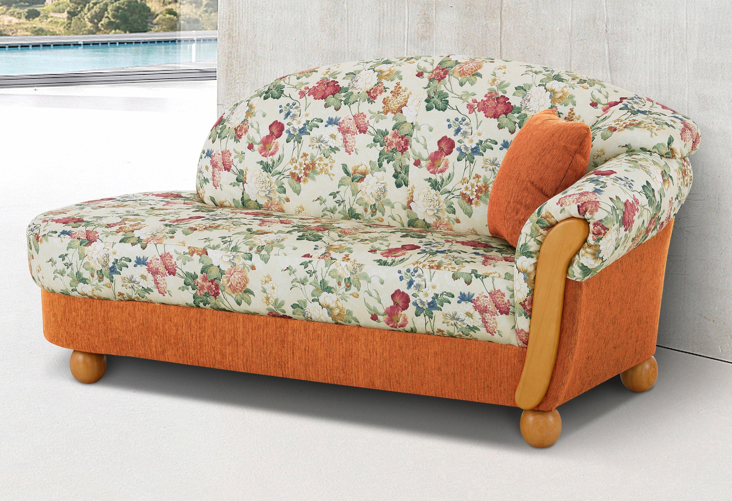 Home affaire Ottomane »Milano, bequemes solitär Sofa im Landhaus-Stil, B/T/ günstig online kaufen