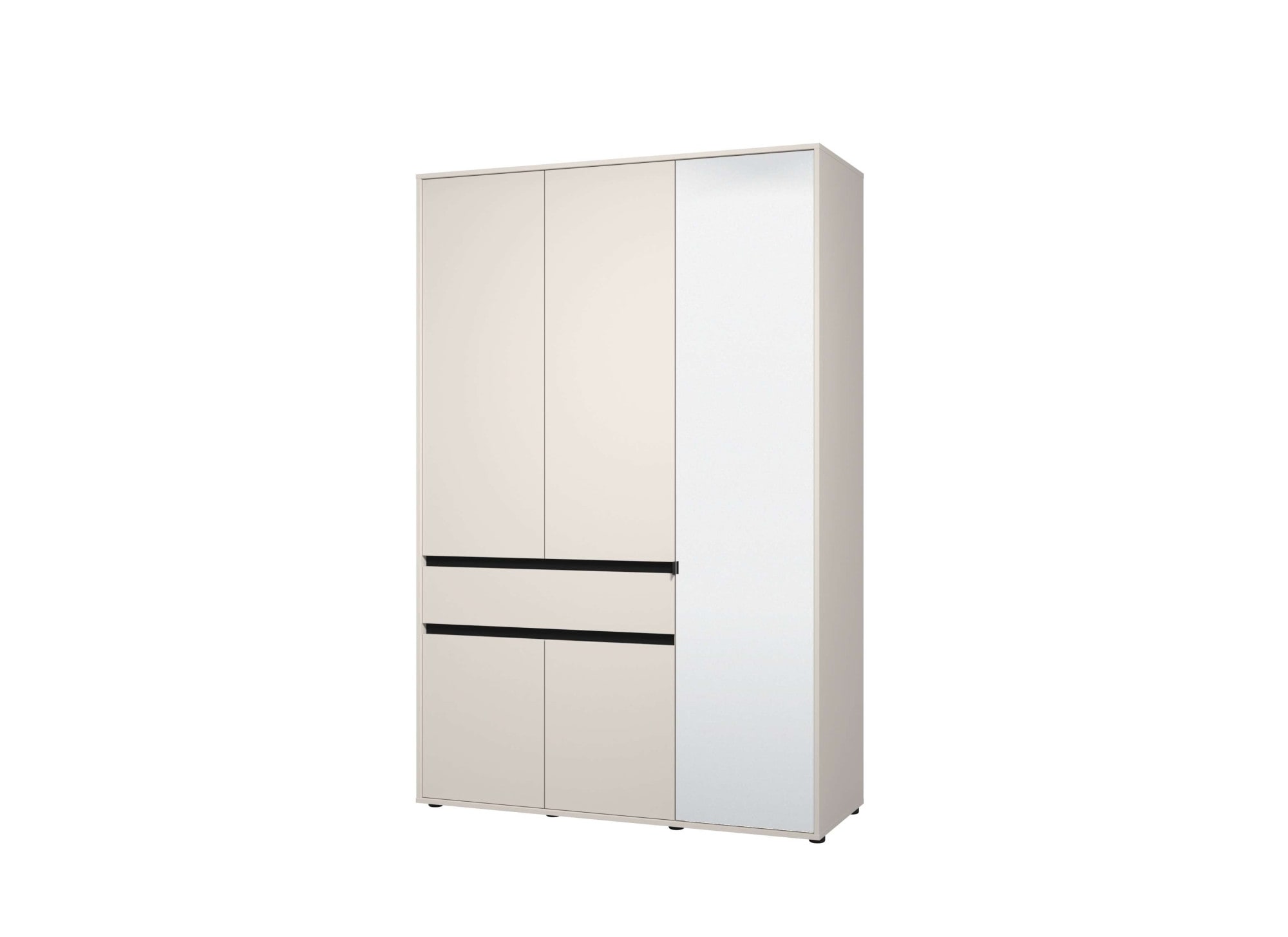 INOSIGN Kleiderschrank »Corbett, grifflose Optik, FSC-zertifziert, Made in Europe«, (138 oder 182,5cm breit, 211cm hoch und 54,5cm tief), mit Spiegel, 1 Schublade und Innenausstattung