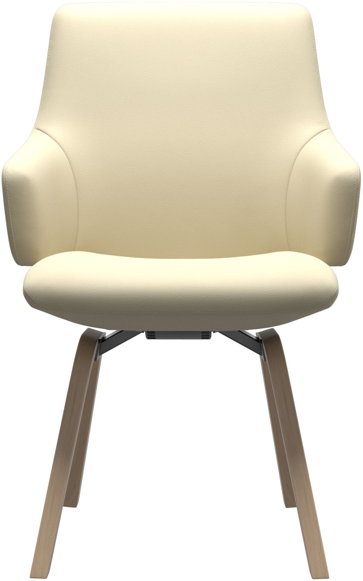 Stressless® Polsterstuhl »Laurel«, Leder PALOMA, Low Back mit Armlehne, Größe L, mit schräggestellten Beinen in Eiche