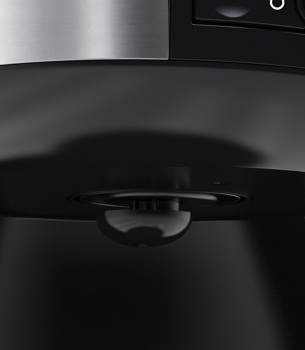 RUSSELL HOBBS Filterkaffeemaschine »Buckingham Dig. Glas 20680-56«, 1,25 l Kaffeekanne, 1x4, mit blauem Leuchtring