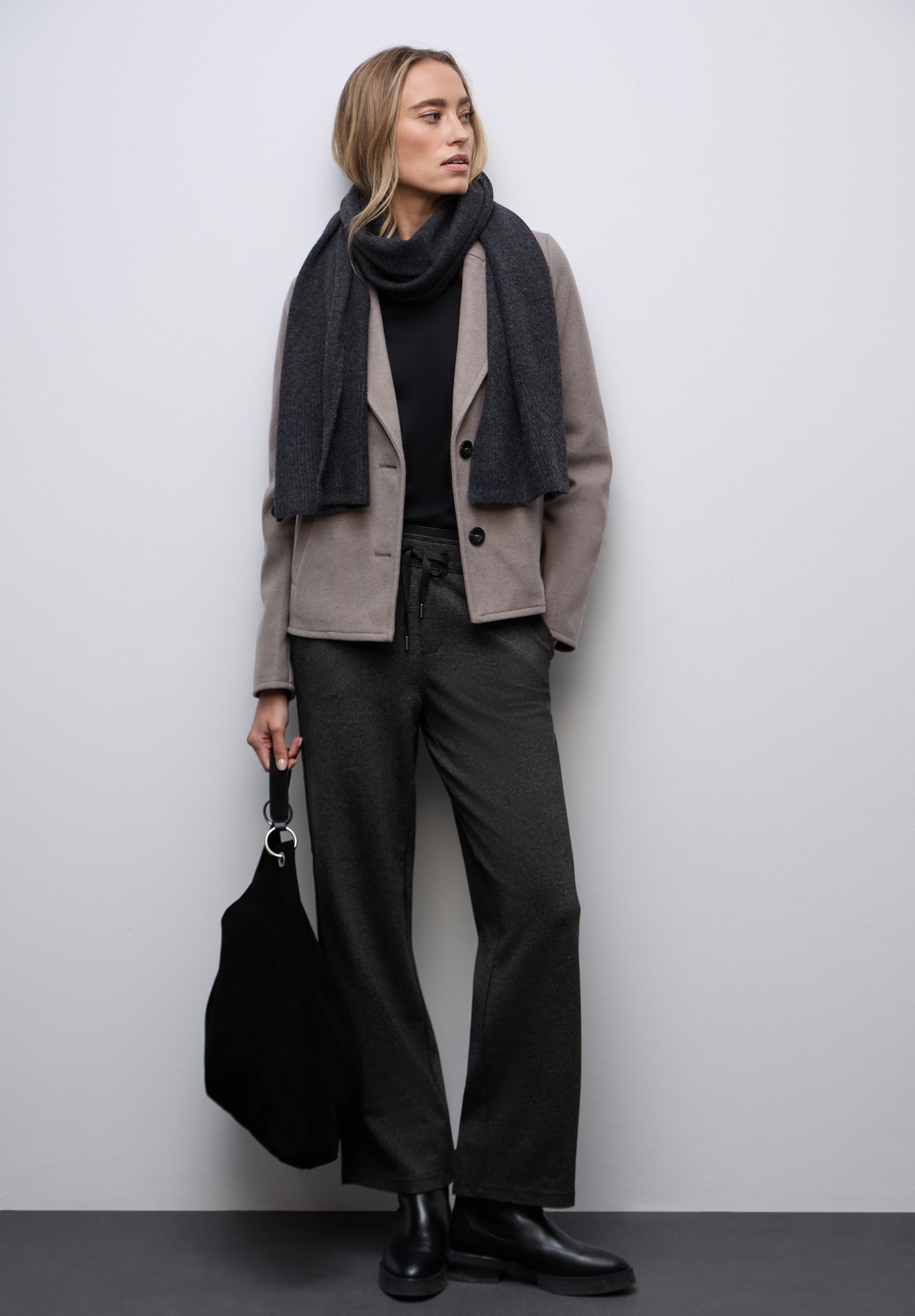 STREET ONE Schlupfhose  mit elastischem Bund