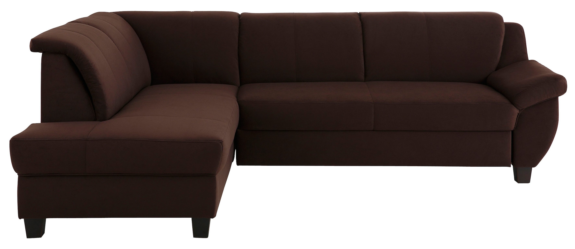 Home affaire Ecksofa »Yesterday zeitlos und elegant, bequeme Armlehnen, L-Form«, wahlweise mit Bettfunktion, auch in Cord