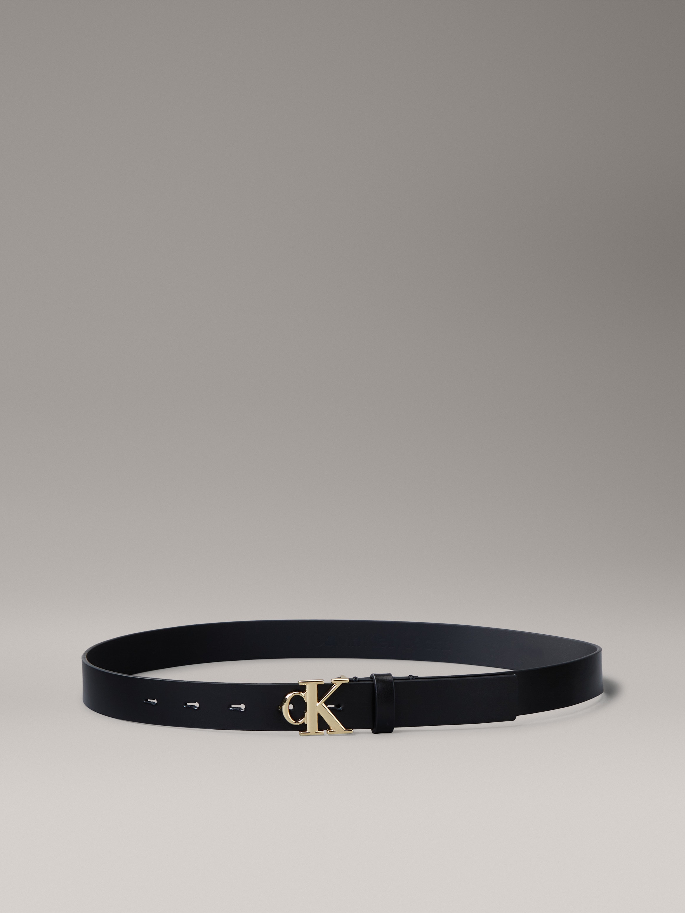 Calvin Klein Jeans Ledergürtel »Monogram Plaque Buckle 30MM«