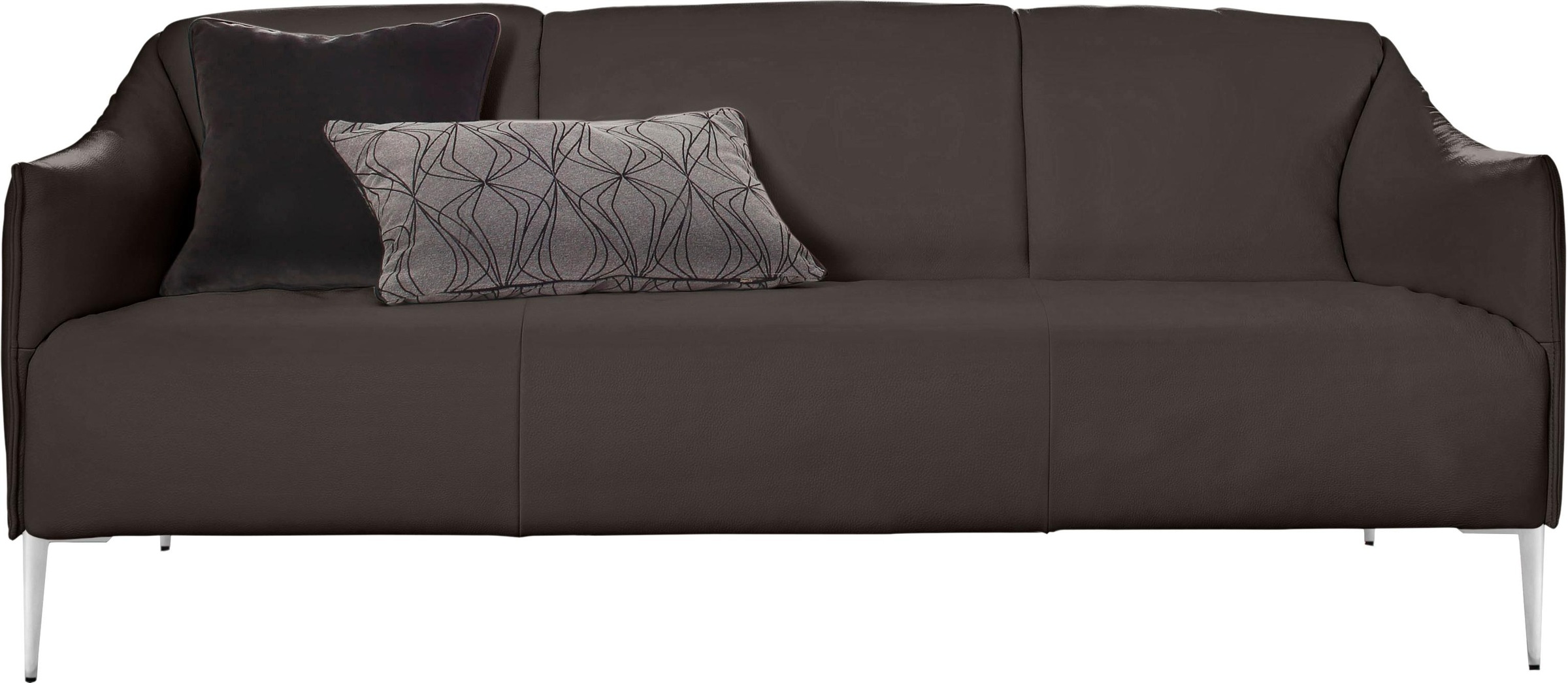 W.SCHILLIG 2,5-Sitzer »sally«, mit Metallfüßen in Chrom glänzend, Breite 194 cm