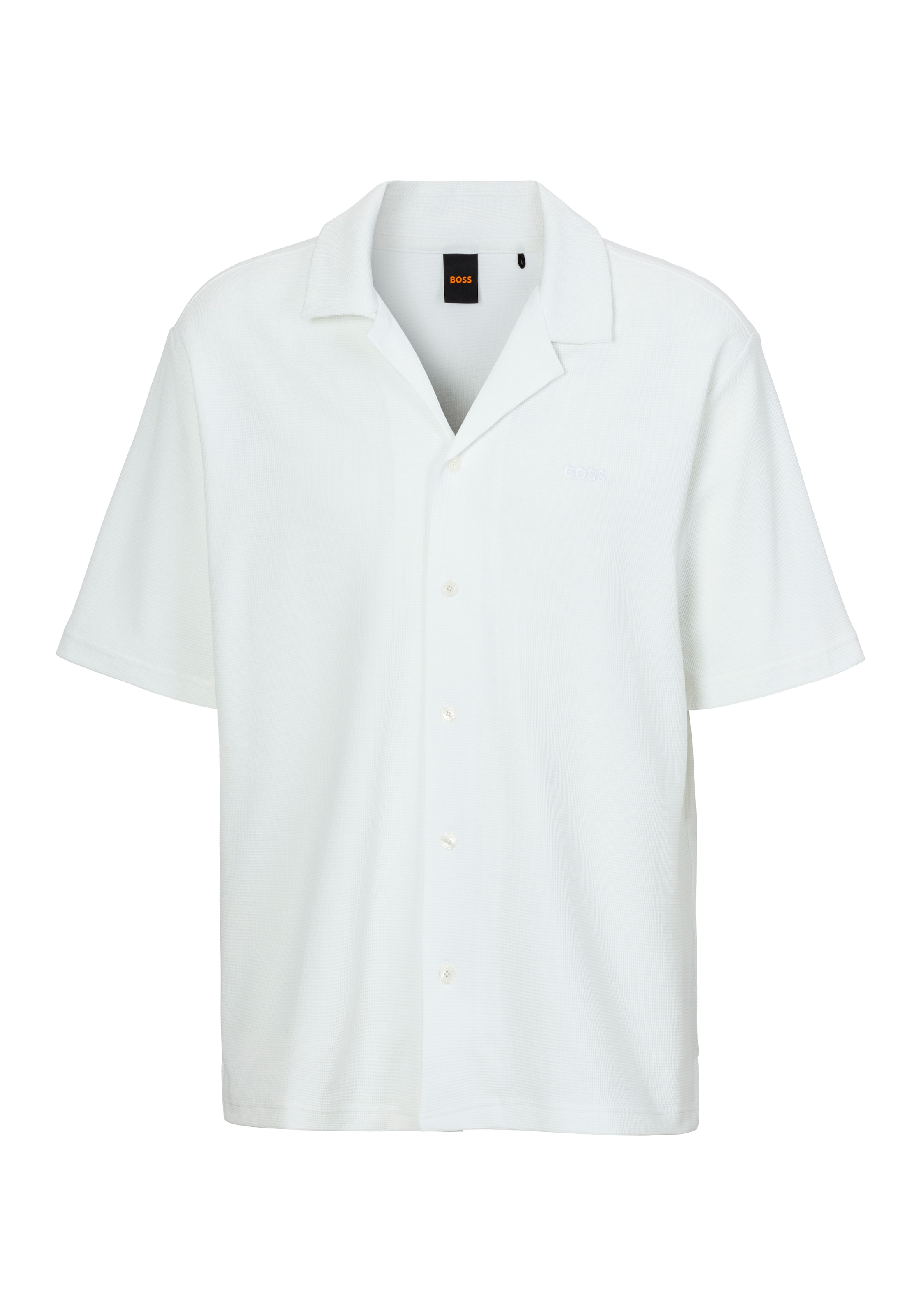 BOSS ORANGE Kurzarmshirt »Pe« mit Ton-in-Ton Logo