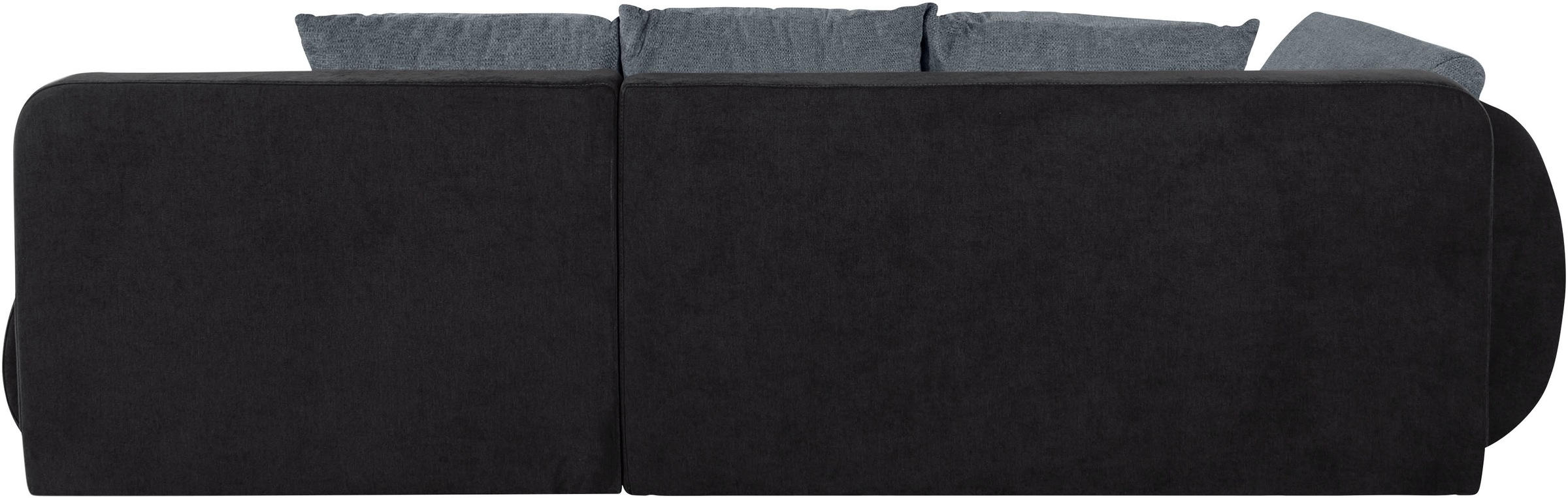 INOSIGN Ecksofa »Imola, elegant und modern, aktuelle Steppung im Sitz, bequem, L-Form«, frei im Raum stellbar, wahlweise mit Bettfunktion und Bettkasten