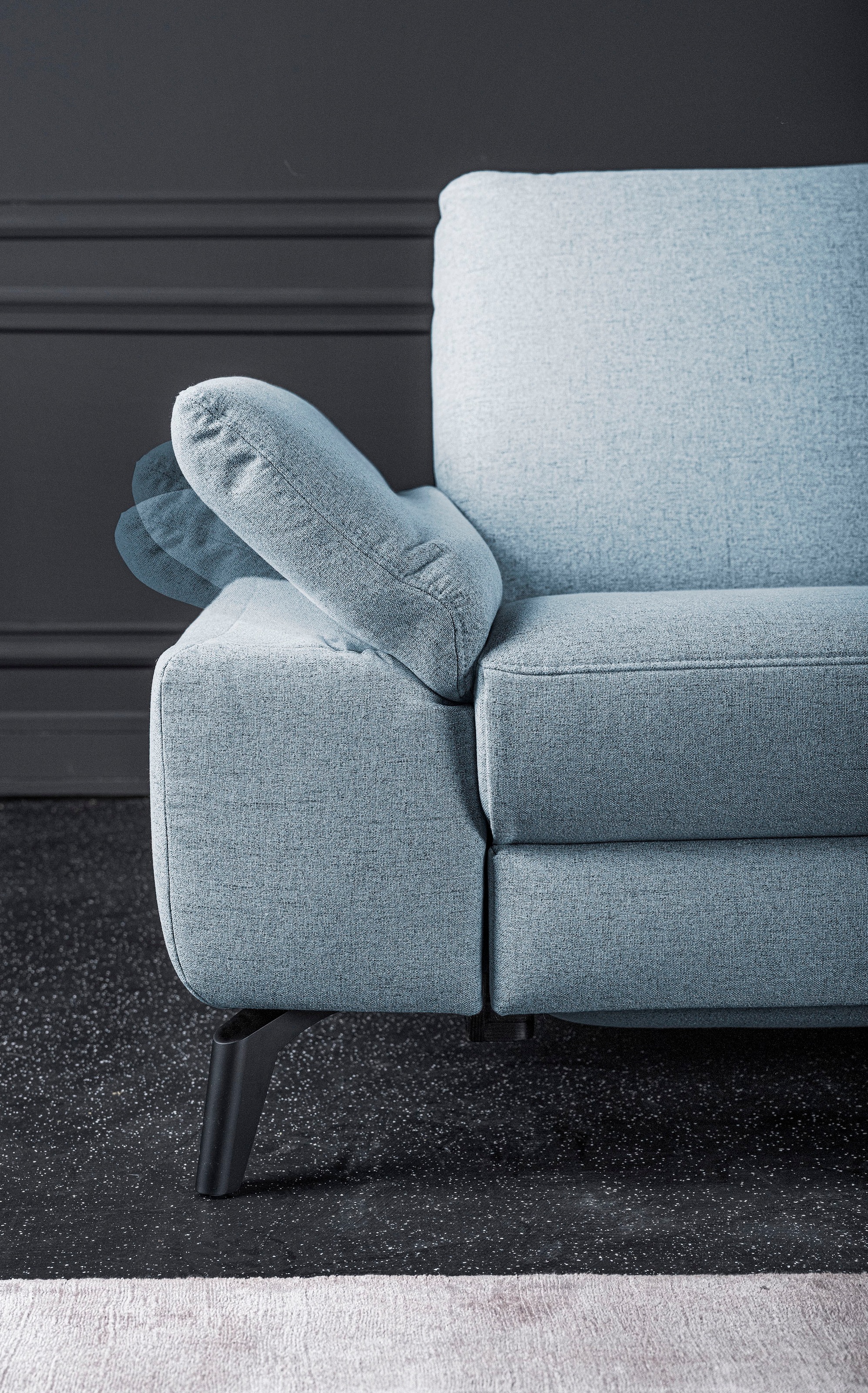 alina Ecksofa, inkl. Kopfstützen, wahlweise mit Relaxfunktion, Breite: 267 cm