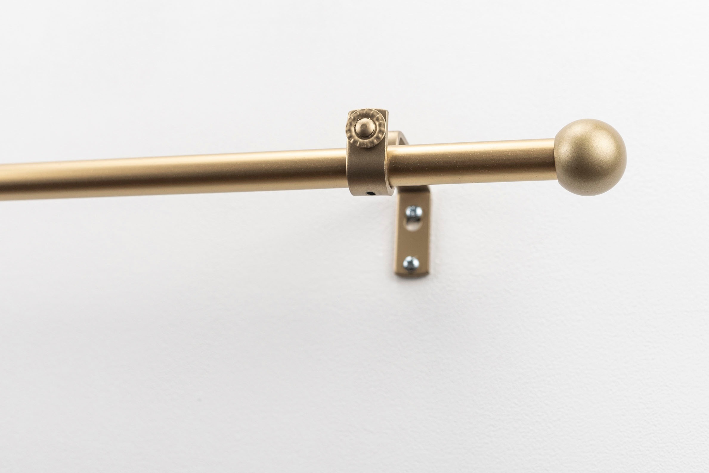 GARESA Gardinenstange »BOLTI mit offenem Träger« Ø 16 mm 1 läufig-läufig Wu günstig online kaufen