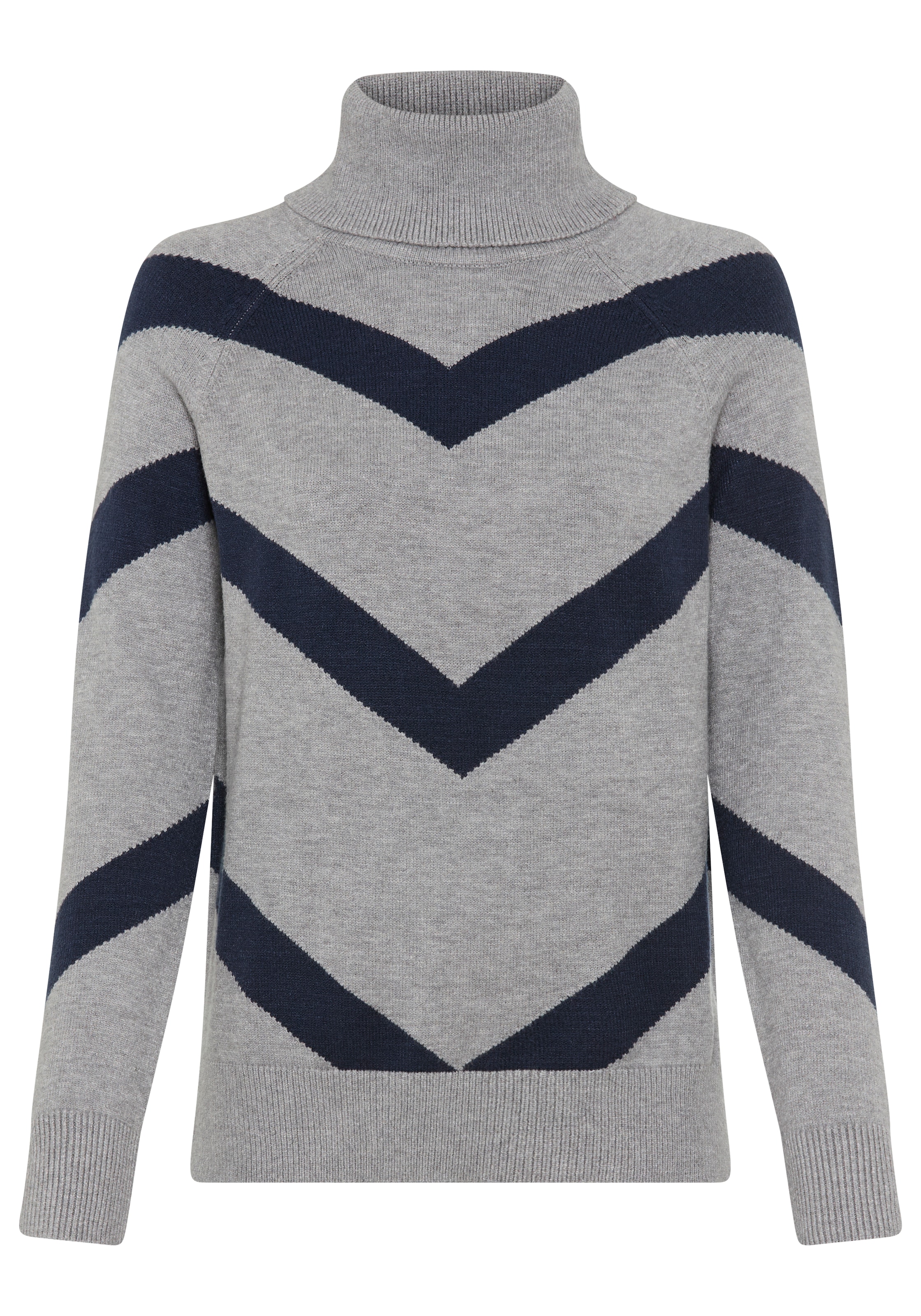 Laura Scott Rollkragenpullover, mit lässigem Streifenmuster - NEUE KOLLEKTION