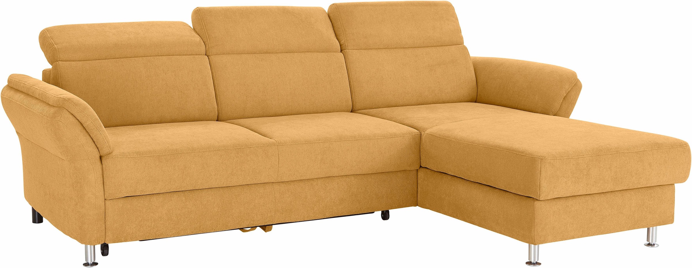 sit&more Ecksofa »Avignon L-Form«, Kopfteilverstellung, wahlweise mit Bettfunktion und Bettkasten
