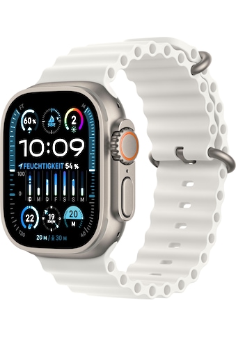 Smartwatch »Watch Ultra 2 GPS 49 mm + Cellular Titanium One-Size«, (Watch OS 10)