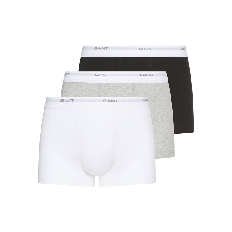 GANT Trunk »CORE TRUNK 3-PACK« 3 Stk. tlg. BLACK / WHITE L - 3 Stk. 3 Stk. L 3er Pack Boxershorts von Gant