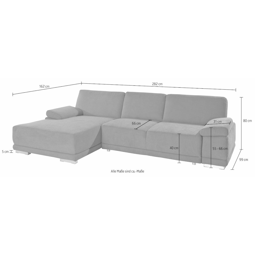 sit&more Ecksofa »Coria L-Form«