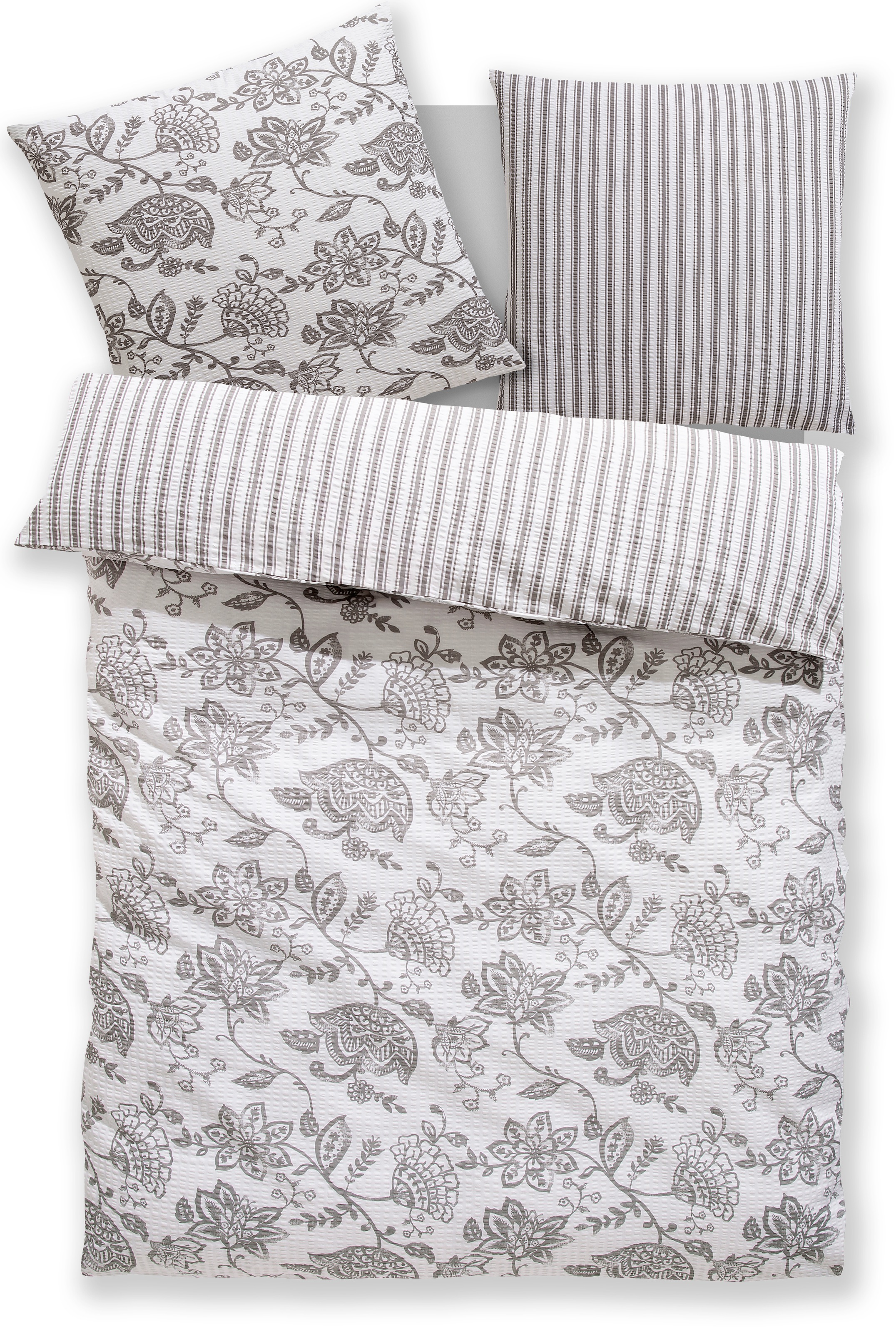 andas Bettwäsche »Nordby« 2 Stk. tlg. Bettwäsche aus Baumwolle, skandinavis günstig online kaufen