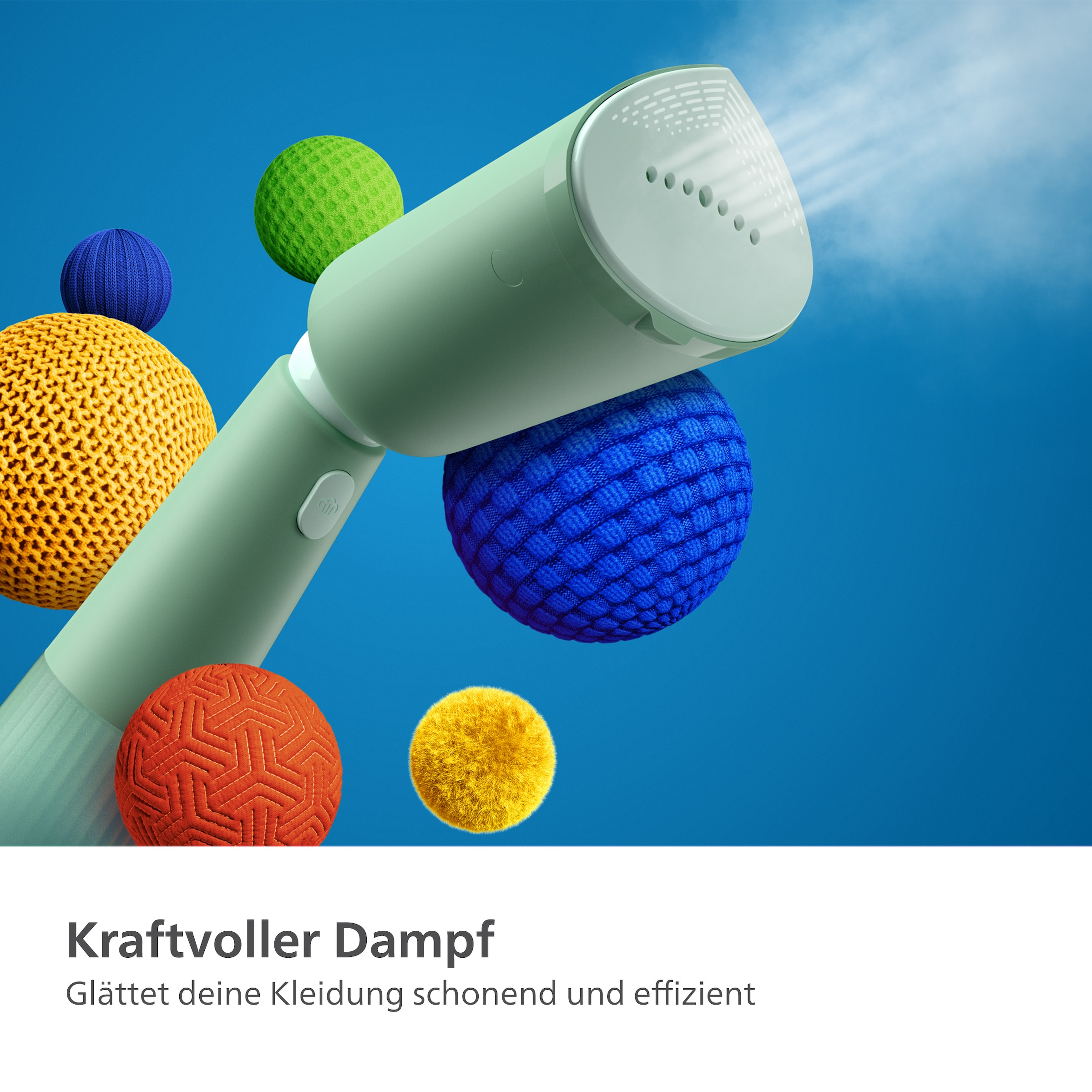 Philips Dampfbürste »STH5010/70 "Styler", 120 ml abnehmbarer Wassertank«, 1400 W, Steamer im schlanken Design, Aufbewahrungstasche inkl.
