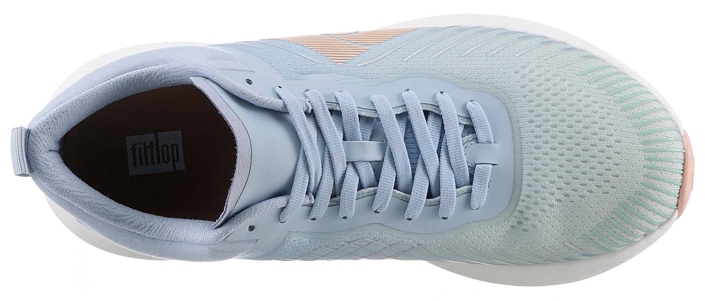 Fitflop Sneaker »FF RUNNER OMBRE-EDITION MESH RUNNING SNEAKERS«, mit NEODYNAMIC-Ausstattung, Freizeitschuh, Halbschuh, Schnürschuh