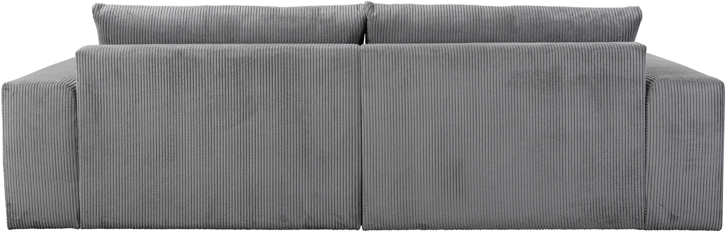 WERK2 Ecksofa »Rio 262 x 188 cm, modern & bequem, aktuelles Design, breite Armlehnen« Cord, L-Form