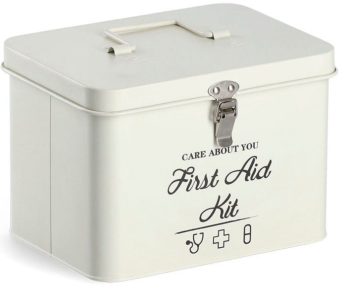 ZELLER PRESENT Aufbewahrungsbox »Medizinbox« Metall weiß