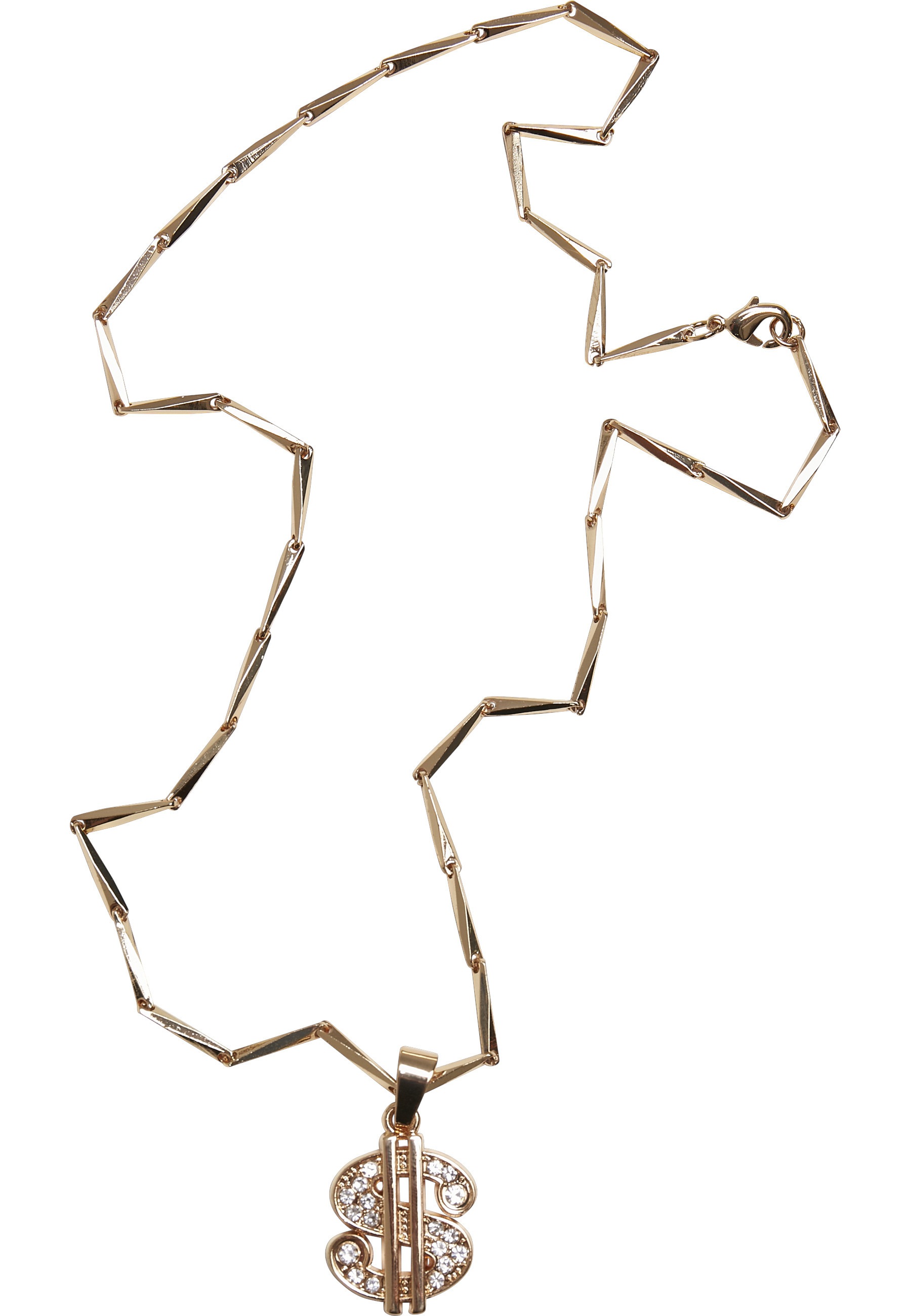 URBAN CLASSICS Edelstahlkette »Urban Classics Unisex Small Dollar Necklace«