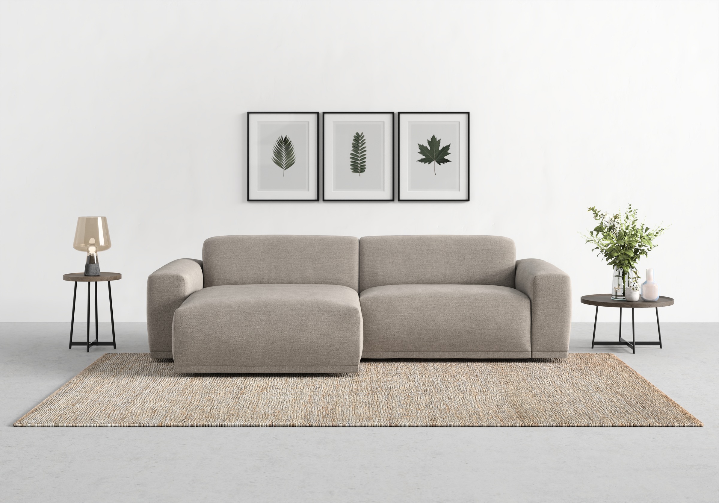 TRENDMANUFAKTUR Ecksofa »Braga, mit hochwertigem Kaltschaum, L-Form, in Cor günstig online kaufen