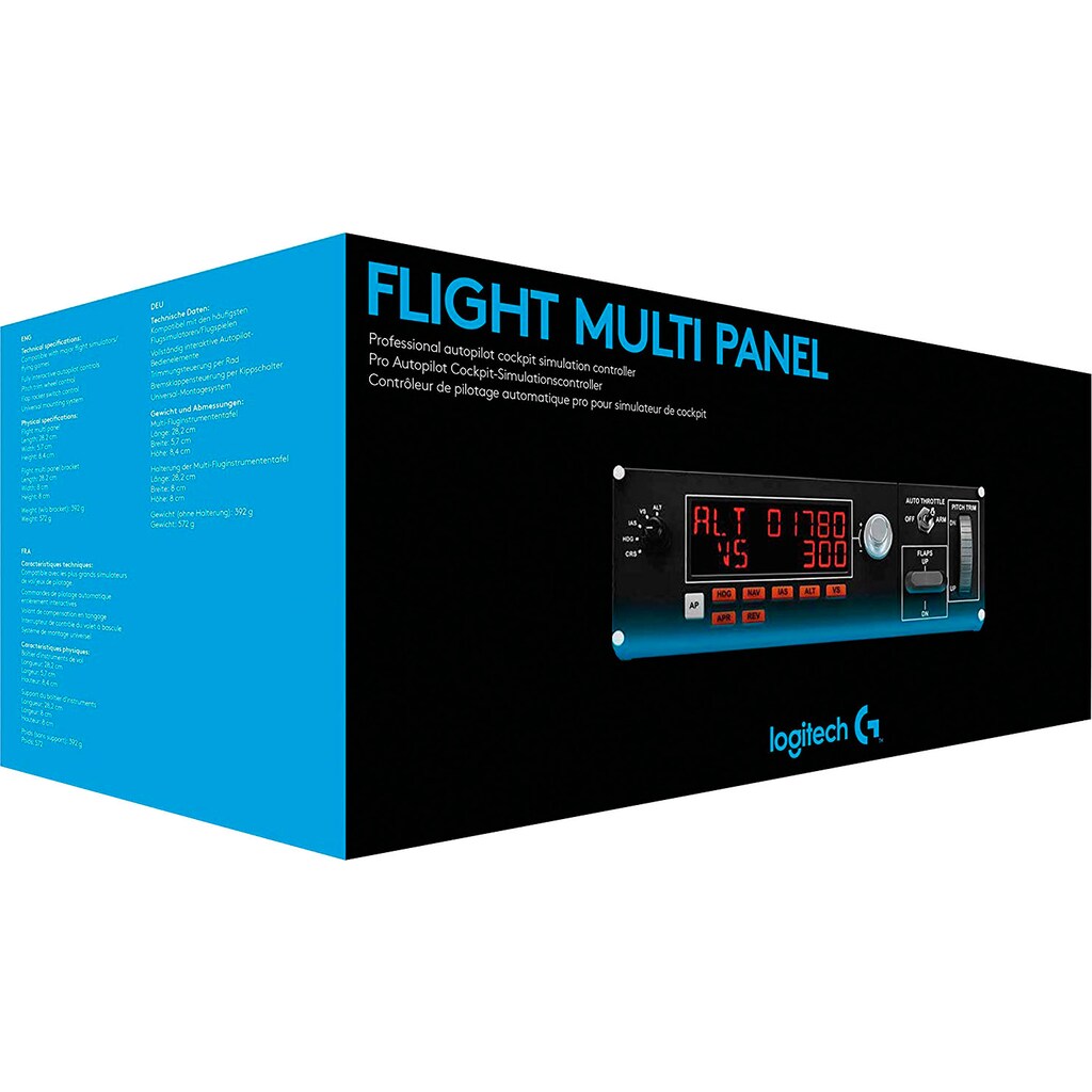 Logitech G Gaming-Adapter »Logitech G Saitek Pro Flight Multi Panel«, 1,8 cm