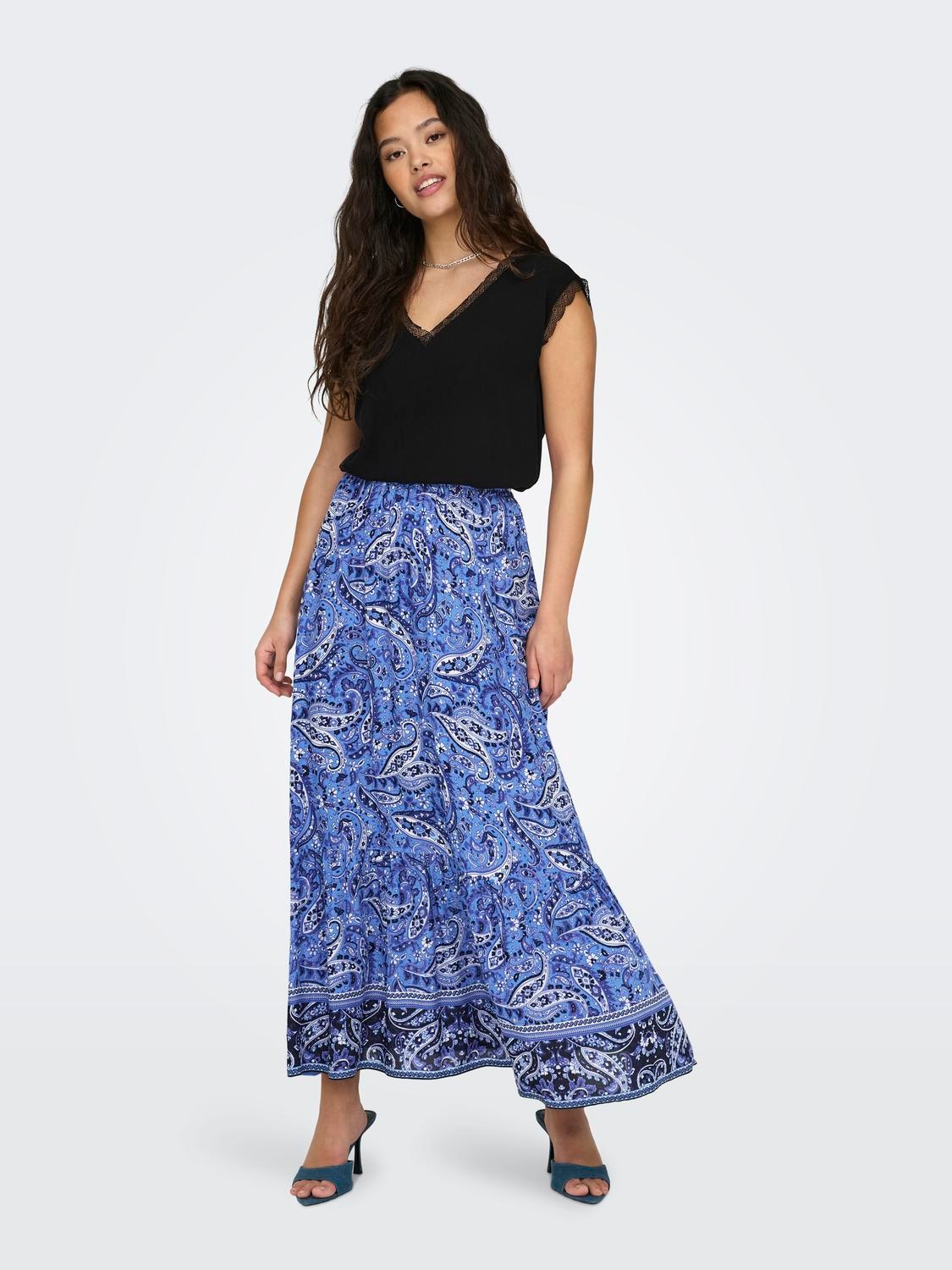 ONLY Faltenrock »ONLVENEDA LONG SKIRT PTM«