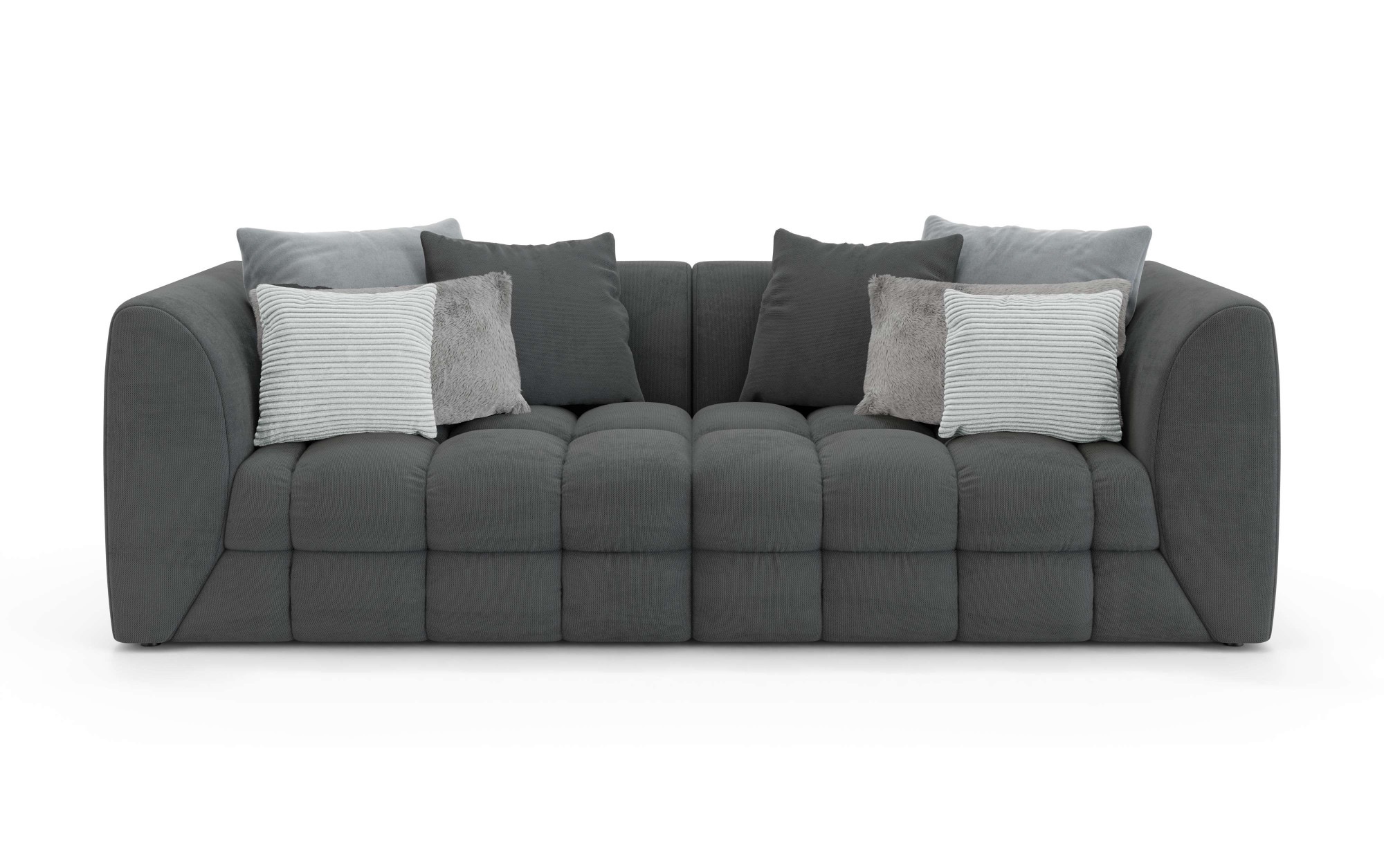 s.Oliver Big-Sofa »COBBO 3-Sitzer Design-Sofa Bubble-Optik, Maße B/T/H: 259 günstig online kaufen