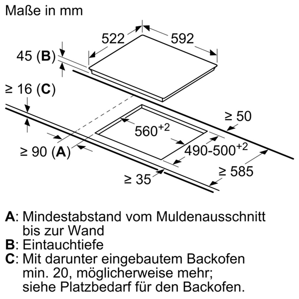 SIEMENS Elektro-Herd-Set »HE213ABB3 / EA631GNA1E«, mit Teleskopauszug nachrüstbar, 3D Heißluft