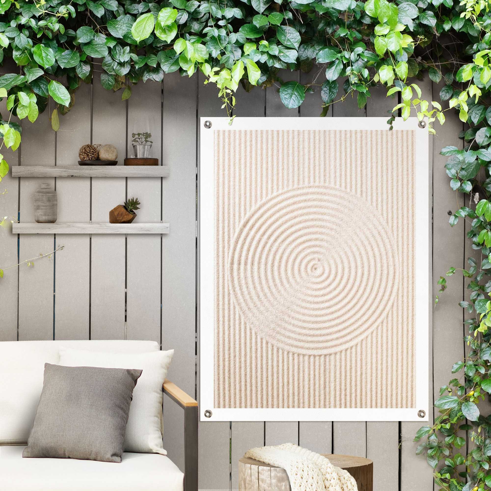 Reinders! Poster »Sandkreise«, Outdoor für Garten oder Balkon