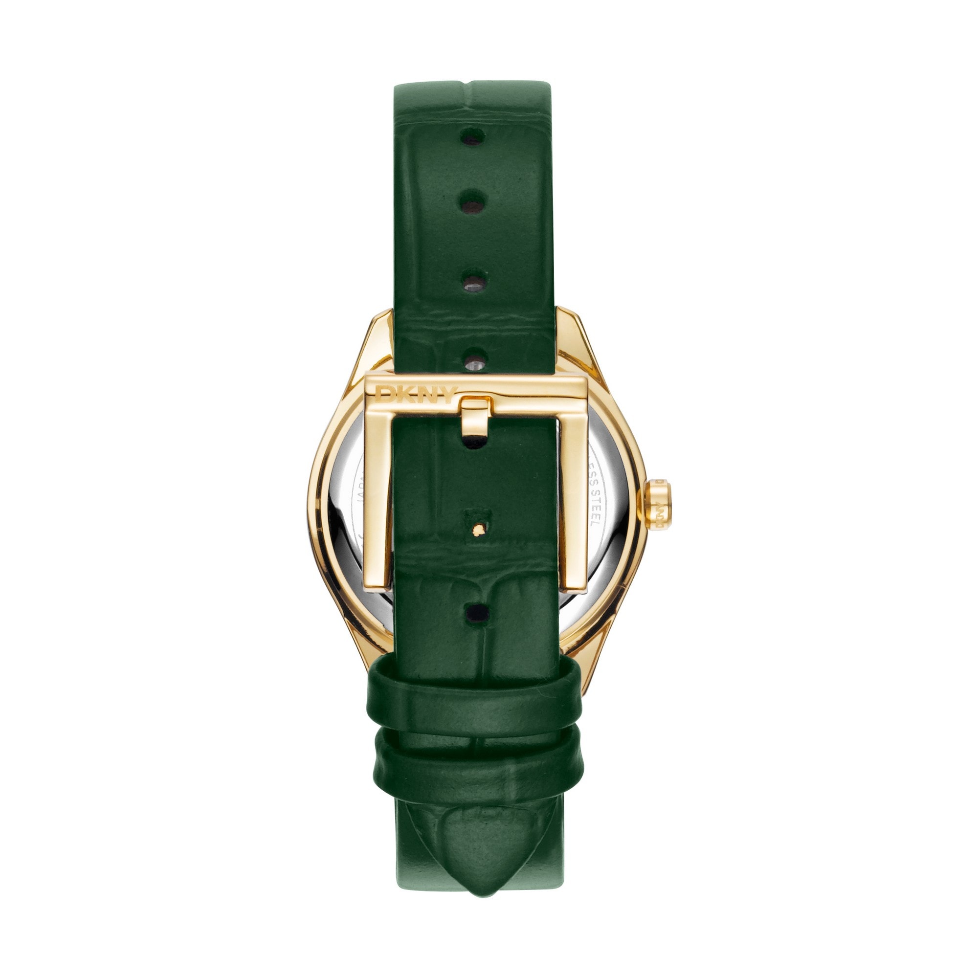 DKNY Quarzuhr »Astoria Logo« Armbanduhr, Damenuhr, Lederarmband, analog