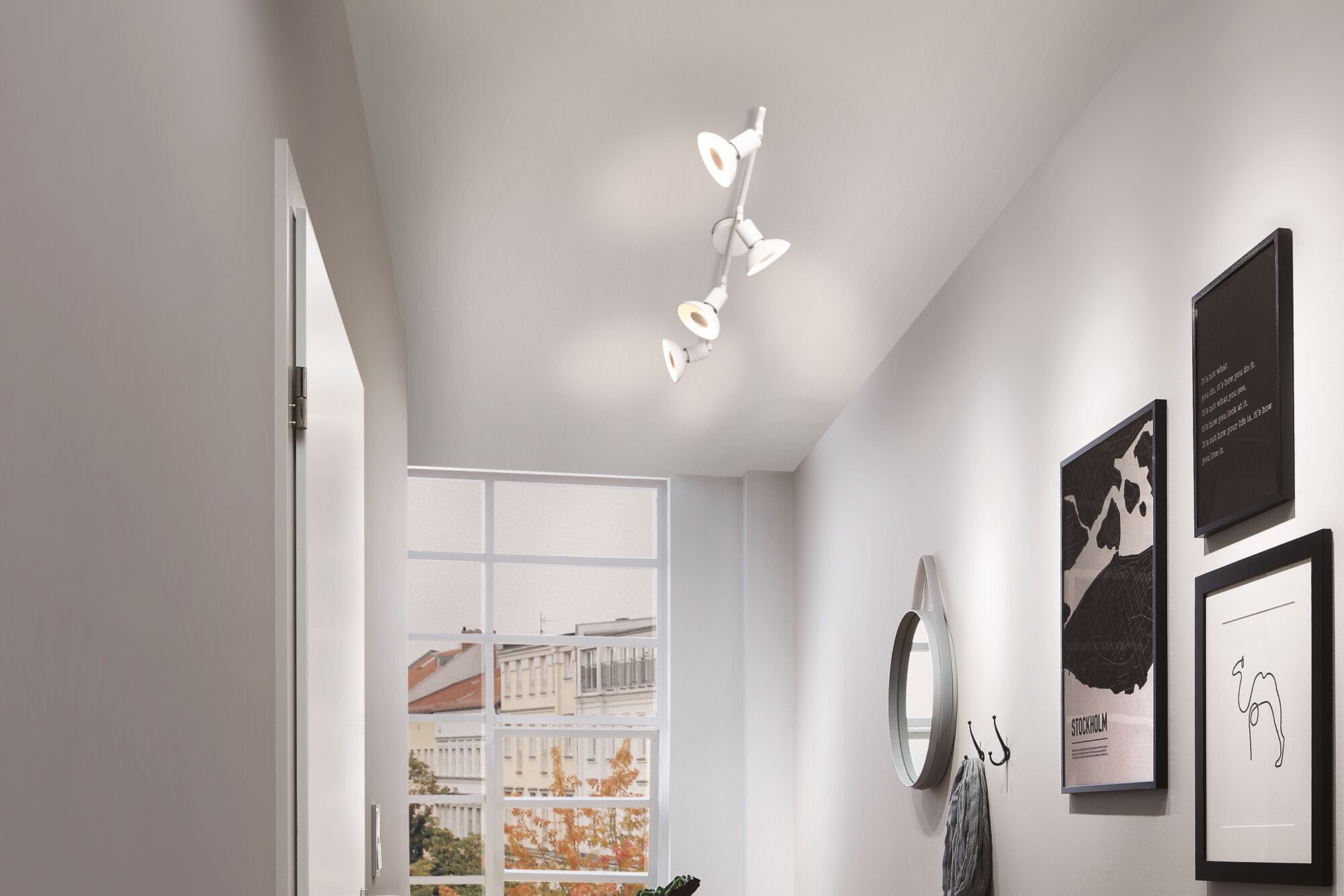 Paulmann LED Deckenleuchte »Carolina«, 4 flammig, Leuchtmittel GU10 | ohne Leuchtmittel, GU10
