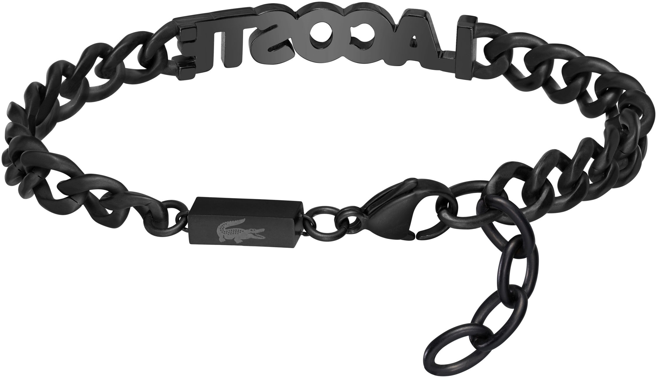 Lacoste Panzerarmband »SCRIPT, 2040476, 2040477, 2040478«, teilweise mit Emaille