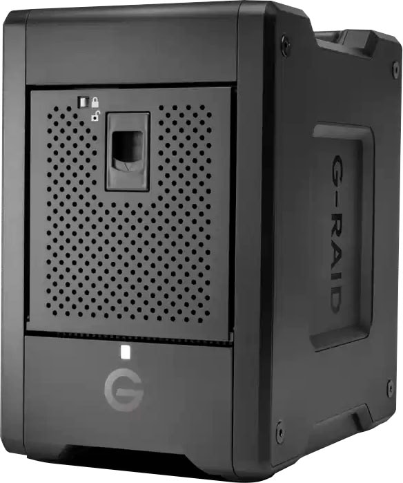 SanDisk Professional externe HDD-Festplatte »G-RAID Shuttle 4«, 3,5 Zoll, Anschluss Thunderbolt 3-USB 3.2 Gen-2
