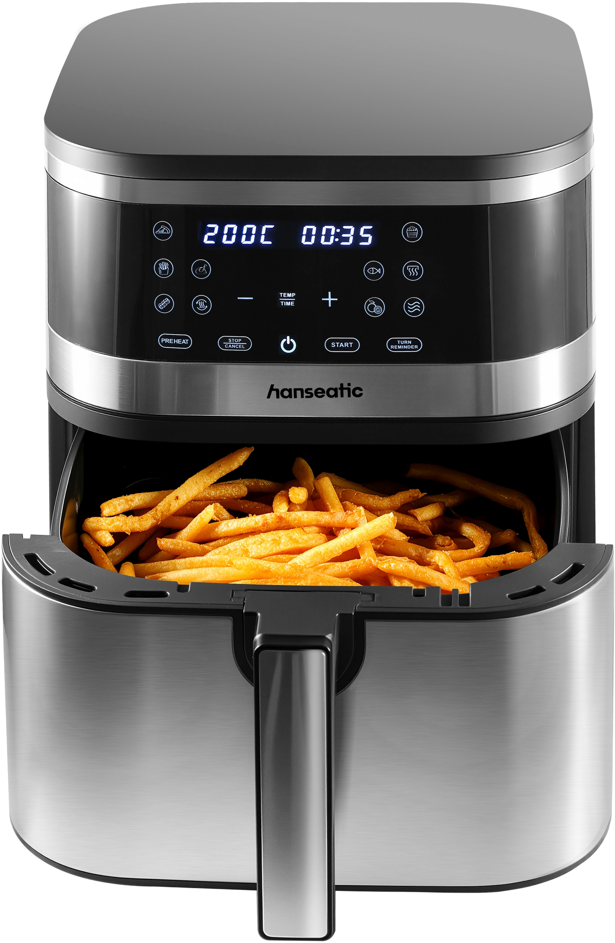 Hanseatic Heißluftfritteuse »HAF810SCA« 1700 W inkl. 3 Jahre Herstellergarantie